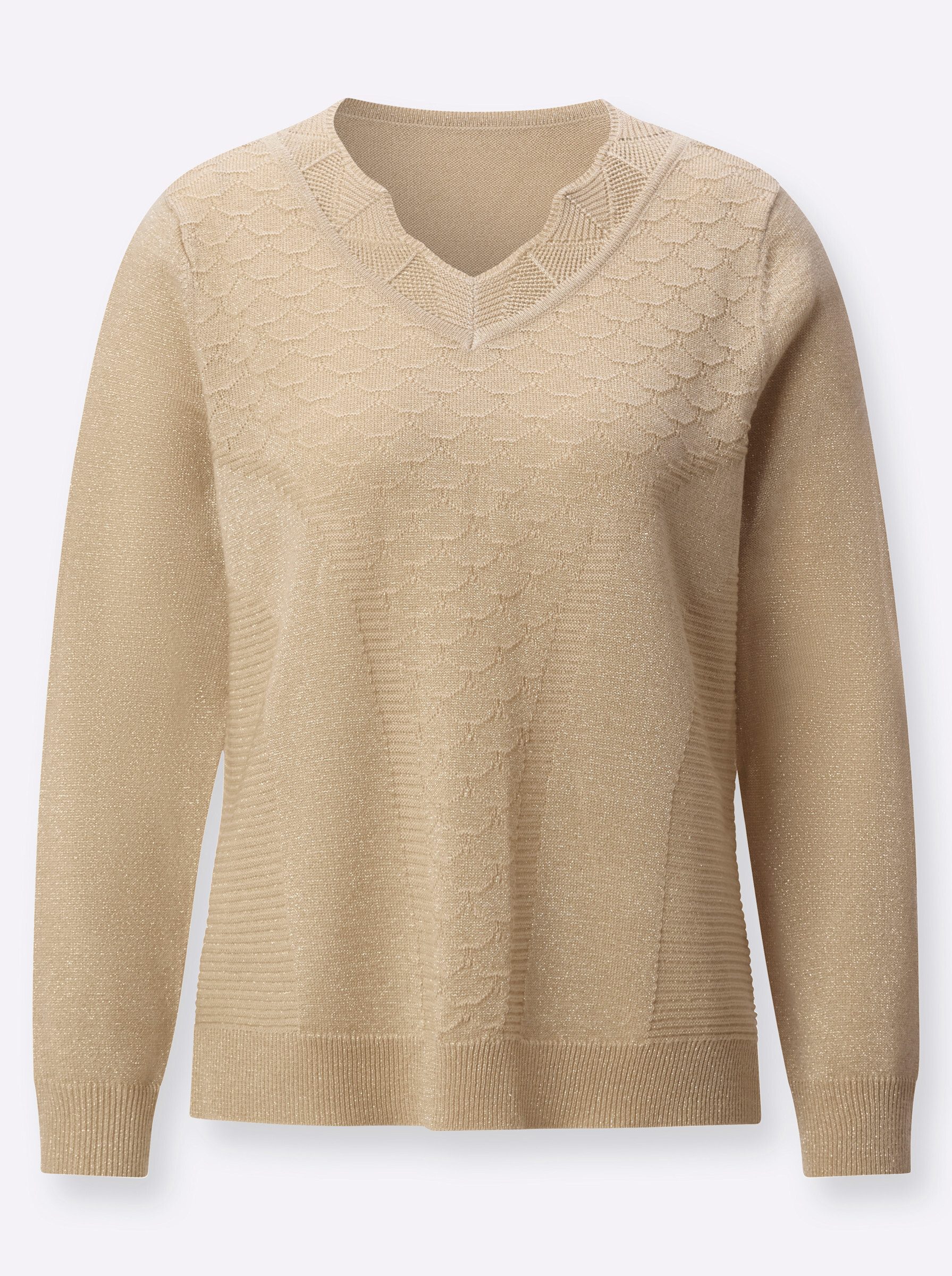 Strickpullover Langarm-Pullover Langarm Jersey