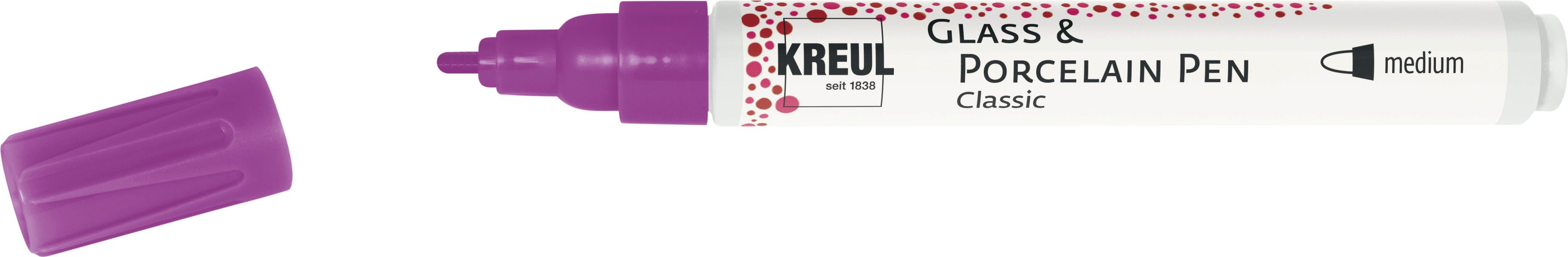 Kreul Künstlerstift Kreul Glass & Porcelain Pen Classic flieder 2-4 mm