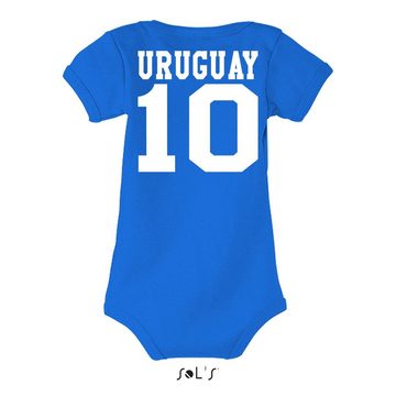 Blondie & Brownie Strampler Kinder Baby Uruguay Sport Trikot Fußball Meister WM Copa America
