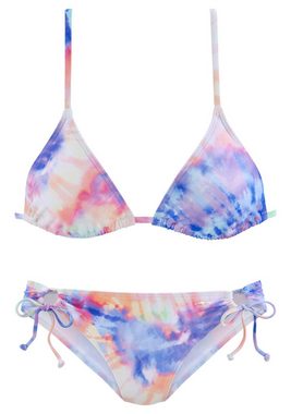 KangaROOS Triangel-Bikini mit Batik-Design