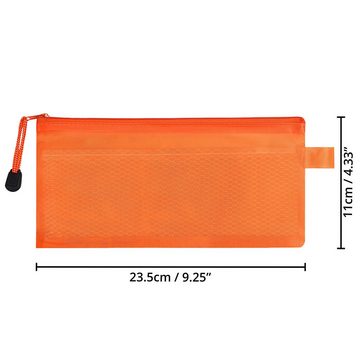 Belle Vous Kulturbeutel Waterproof Document Bags with Zipper (1-tlg), 24er Pack Zipper-Netzbeutel