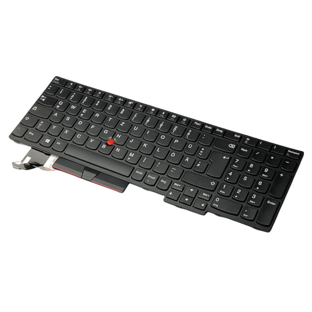 Trade-Shop Ersatz passend für IBM Lenovo ThinkPad T590 (20N4/20N5) L580 L590 Tastatur (Tastenbelegung: Deutsch, QWERTZ / Farbe: Schwarz / mit Trackpoint)