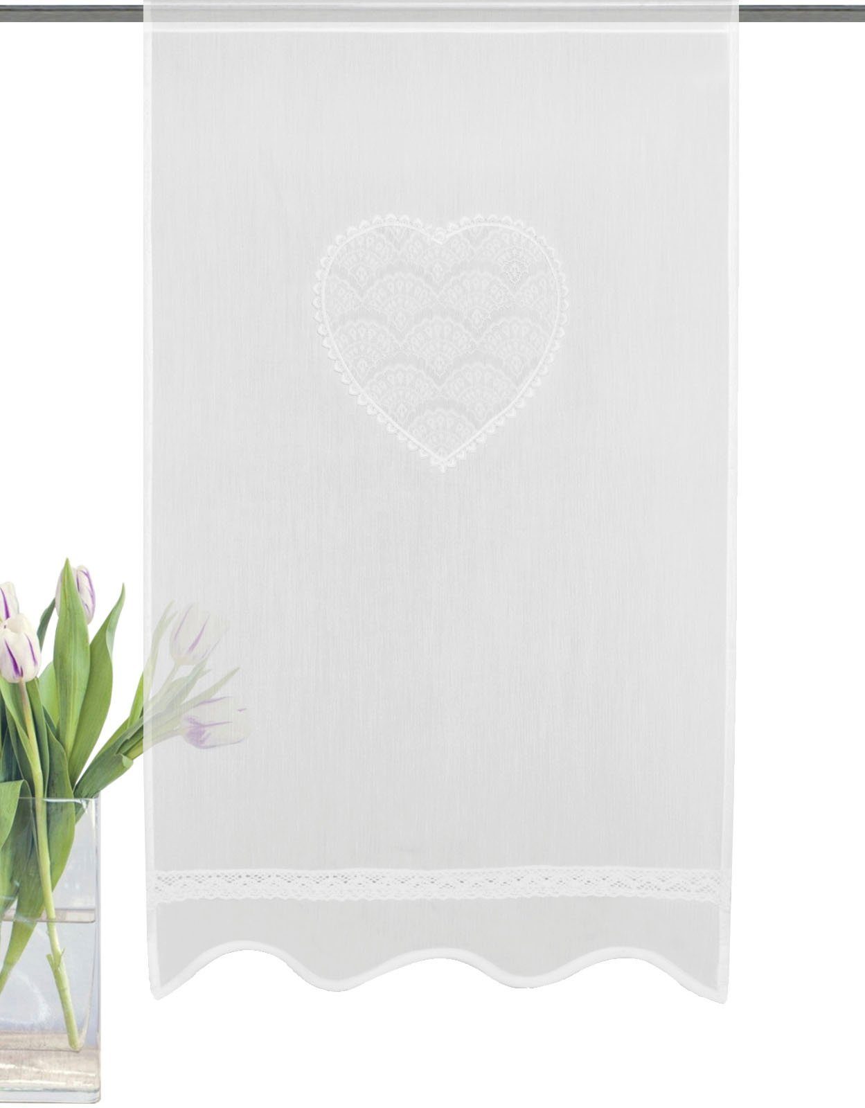 HOME WOHNIDEEN Türvorhang CORAZON, Stangendurchzug (1 günstig online kaufen