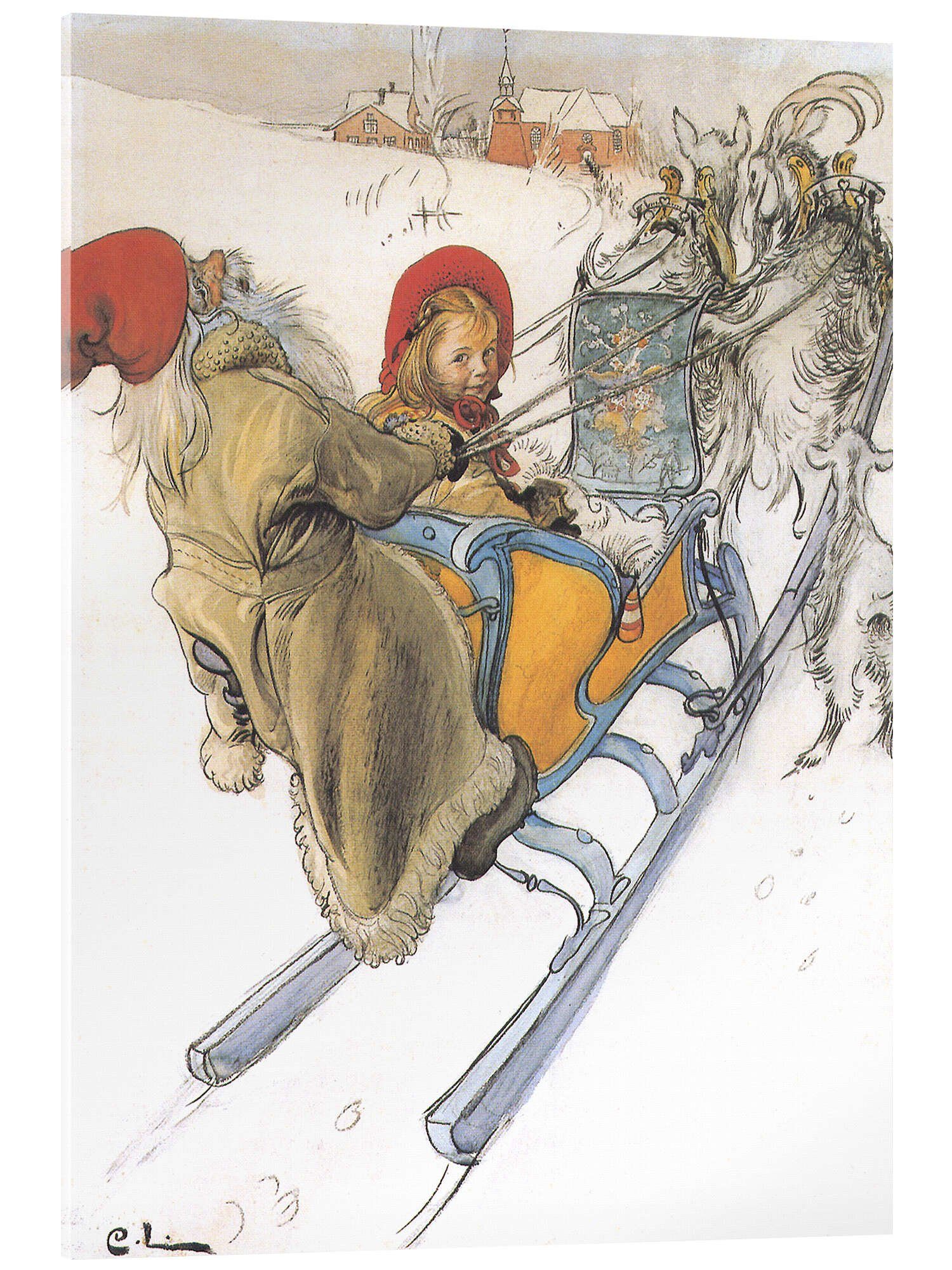 Acrylglasbild Carl Larsson