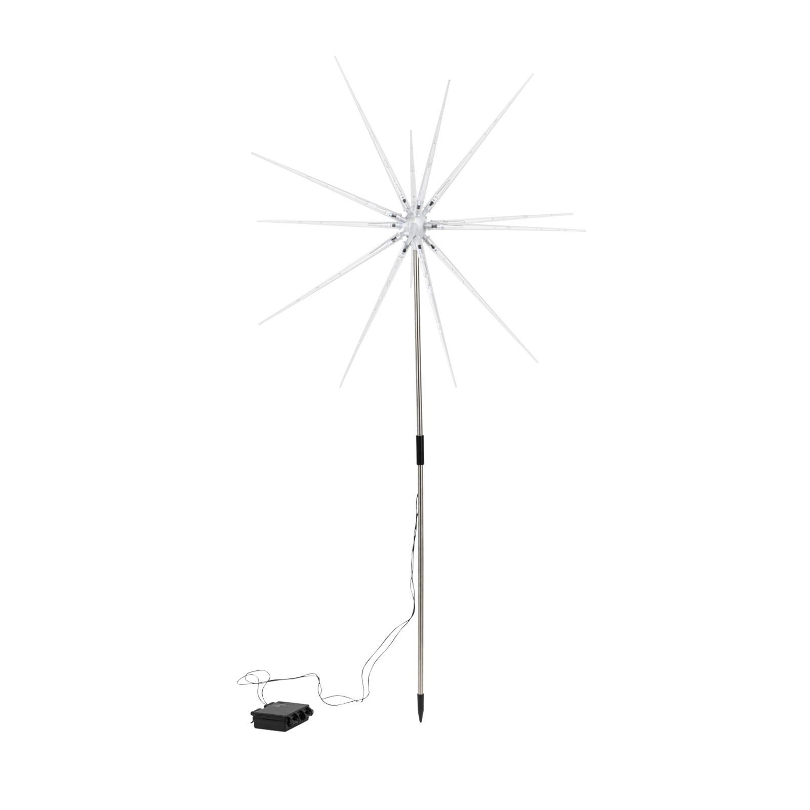 Gravidus Gartenstecker LED Gartenstecker Polar Stern mit Timer – Für Innen und Außen