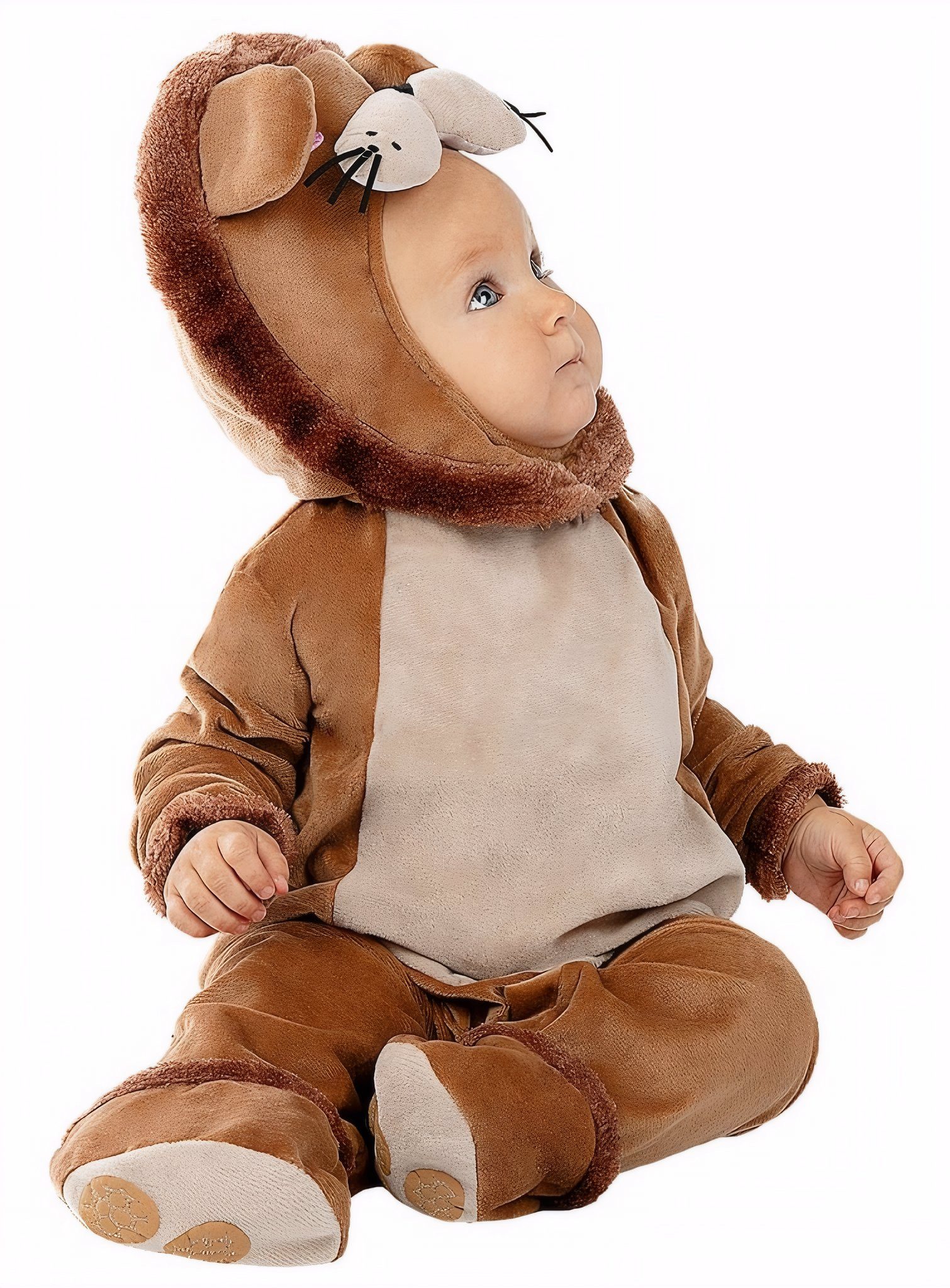 Funidelia Kostüm Löwe Kostüm für Babys, Strampelanzug für süße Löwenbabys