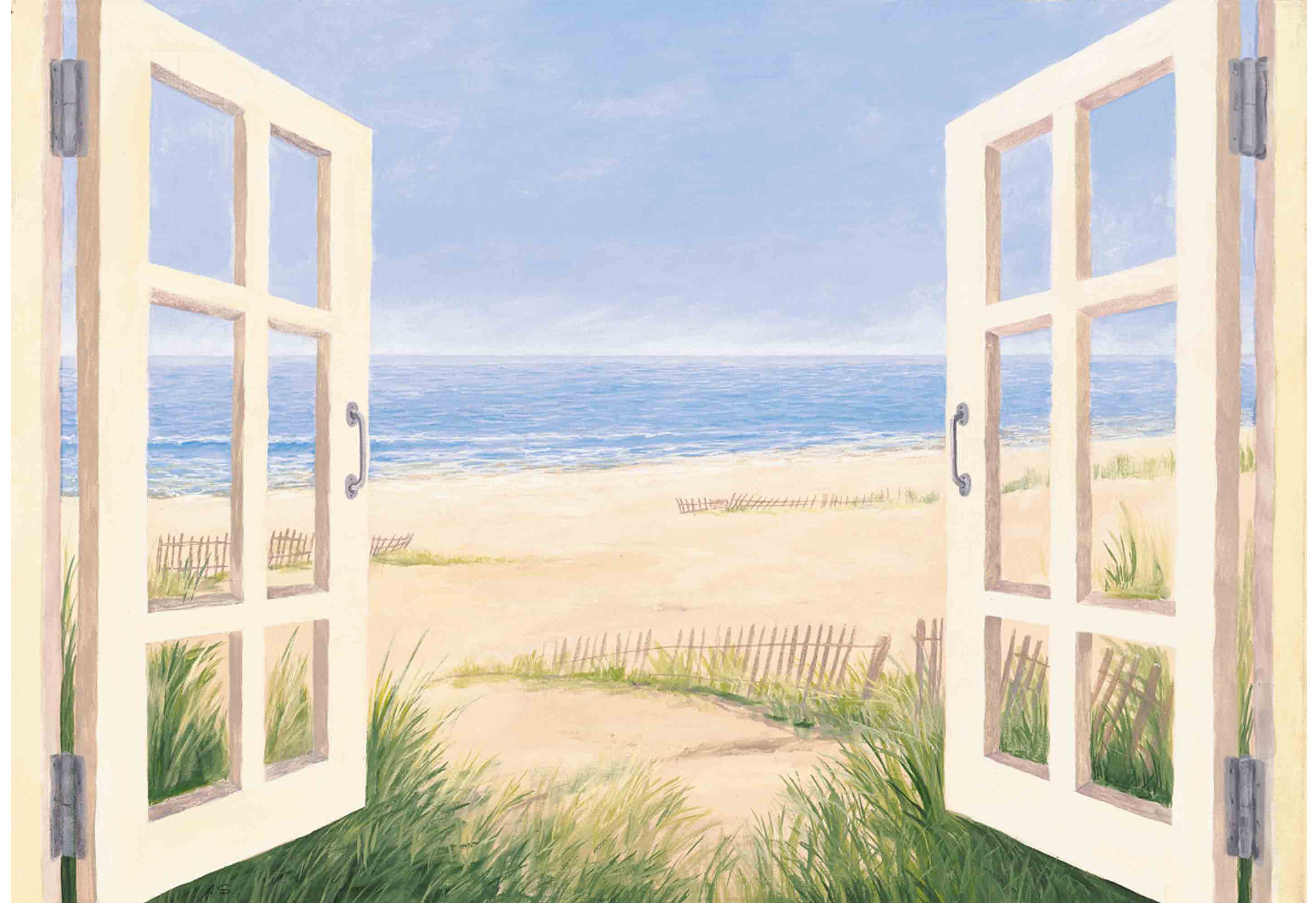 Home affaire Leinwandbild »S., A.: Spring day morning«, 100/70 cm-Otto