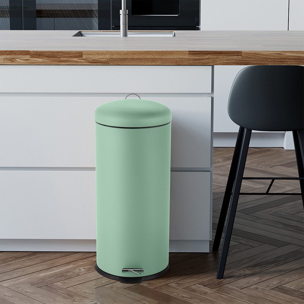 Ribelli Mülltrennsystem Mülleimer, 30 L, mint, Ø 30 x 69,5 cm