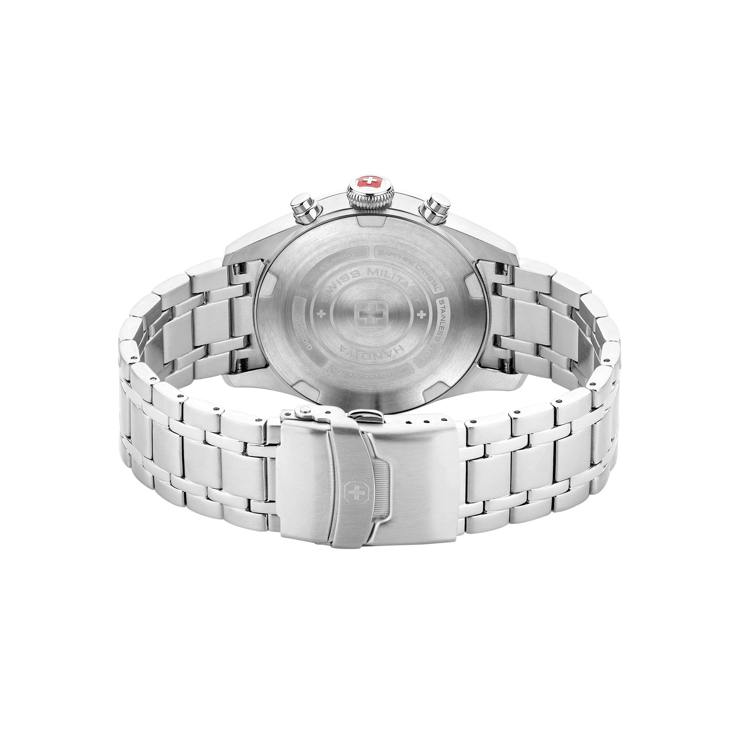 Swiss Military Hanowa Chronograph Thunderbolt Chrono SMWGI0000403, Quarzuhr, Armbanduhr, Herrenuhr, Swiss Made, Edelstahlarmband, analog