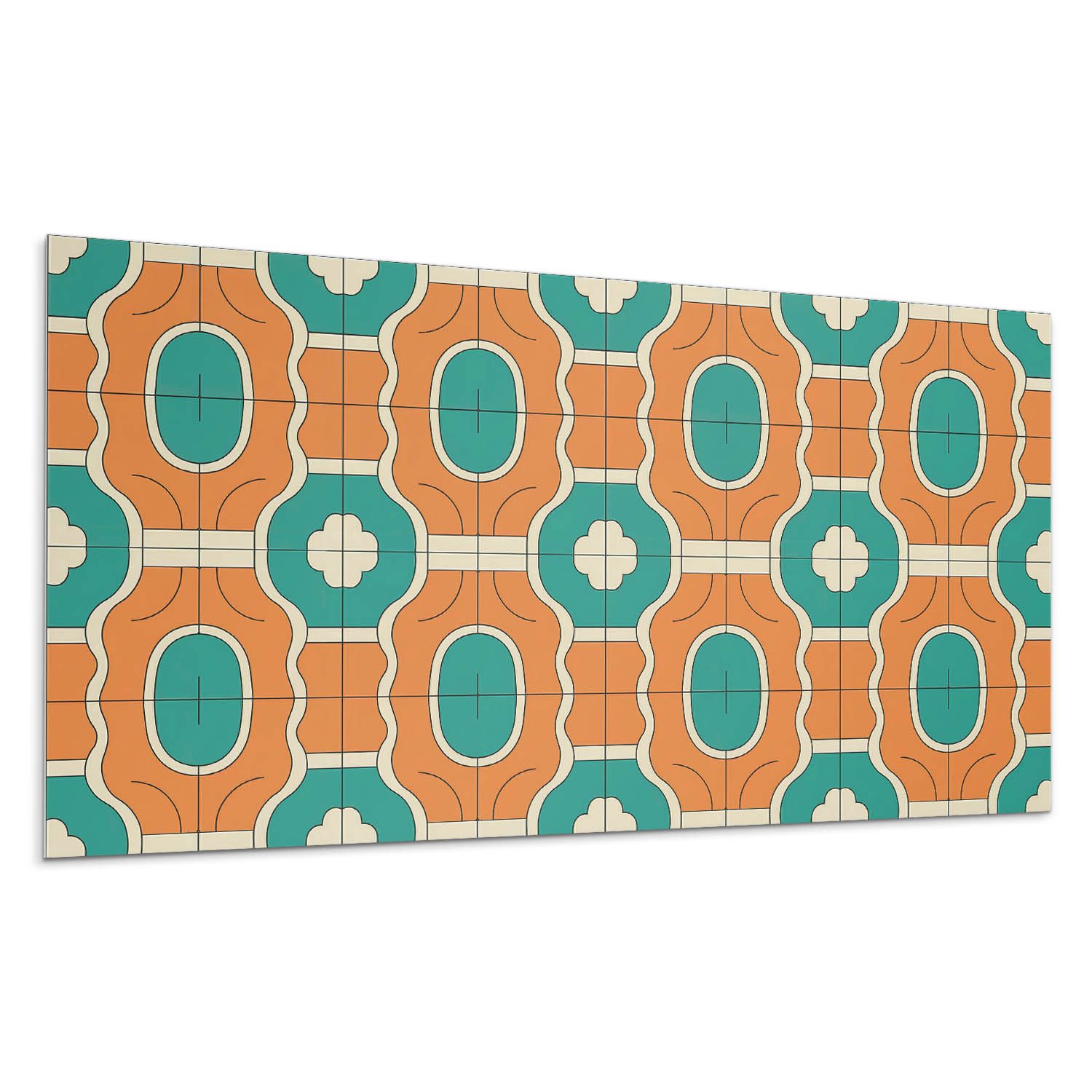 Tulup Spritzschutz Wandverkleidung Geometrisches Schachbrettmuster Spritzsc günstig online kaufen