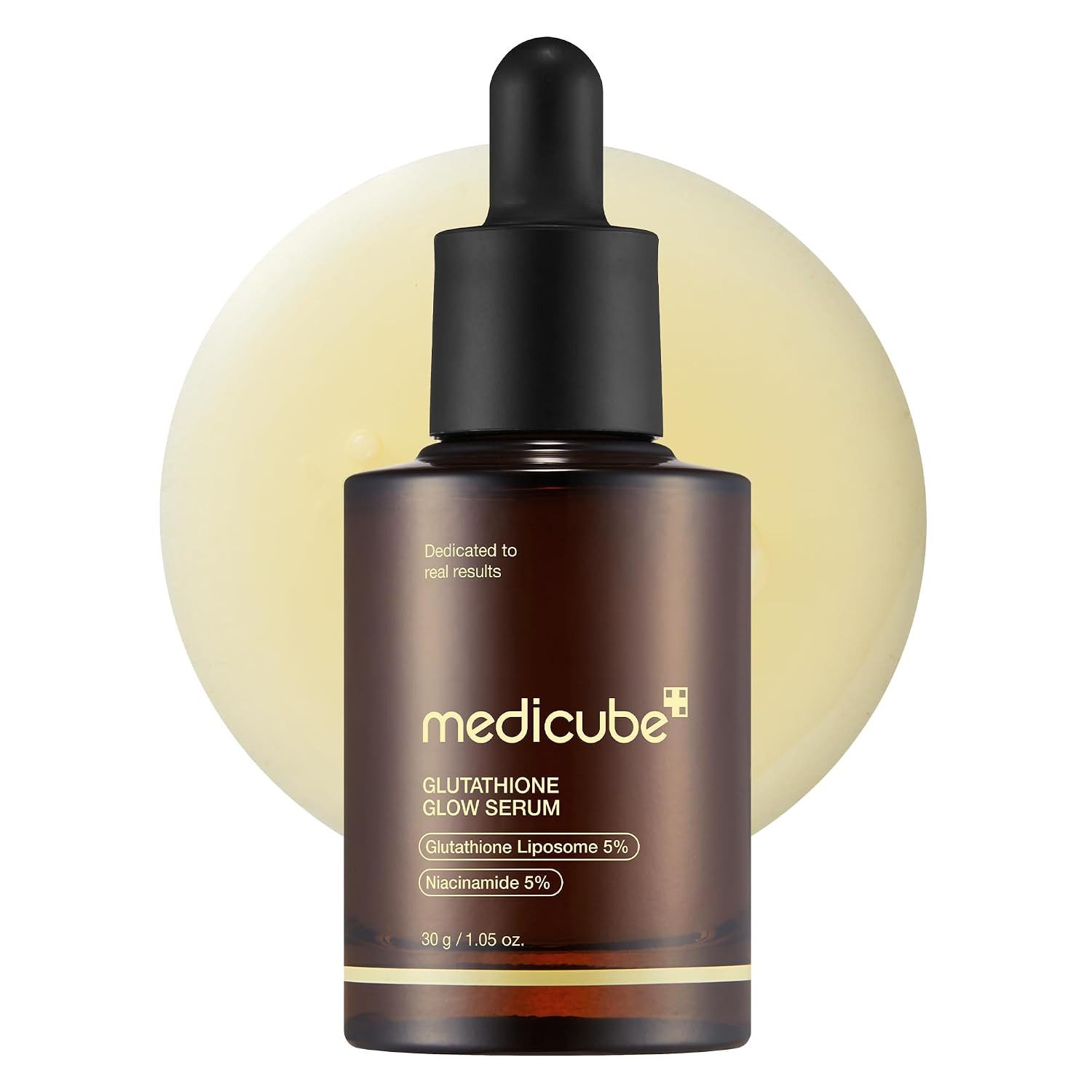 Medicube Gesichtsserum Age-R Glutathione Glow Serum 30ml – aufhellendes Booster-Serum für alle Hauttypen, auch empfindliche Haut, mit Glutathion 500 ppm, Niacinamide & mehrfacher Hyaluronsäure