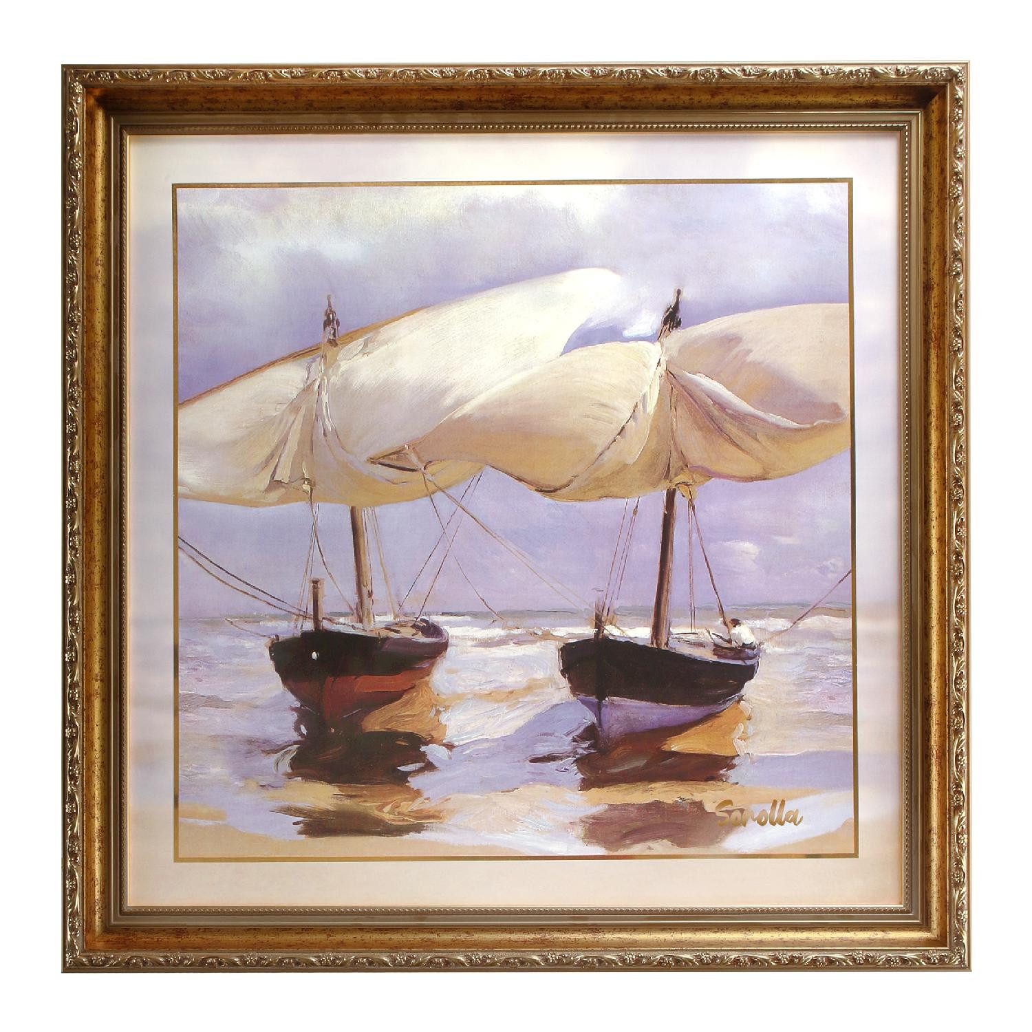 Goebel Wandbild Goebel Joaquin Sorolla Joaquin Sorolla - Gestrandete Boote - Wandbild