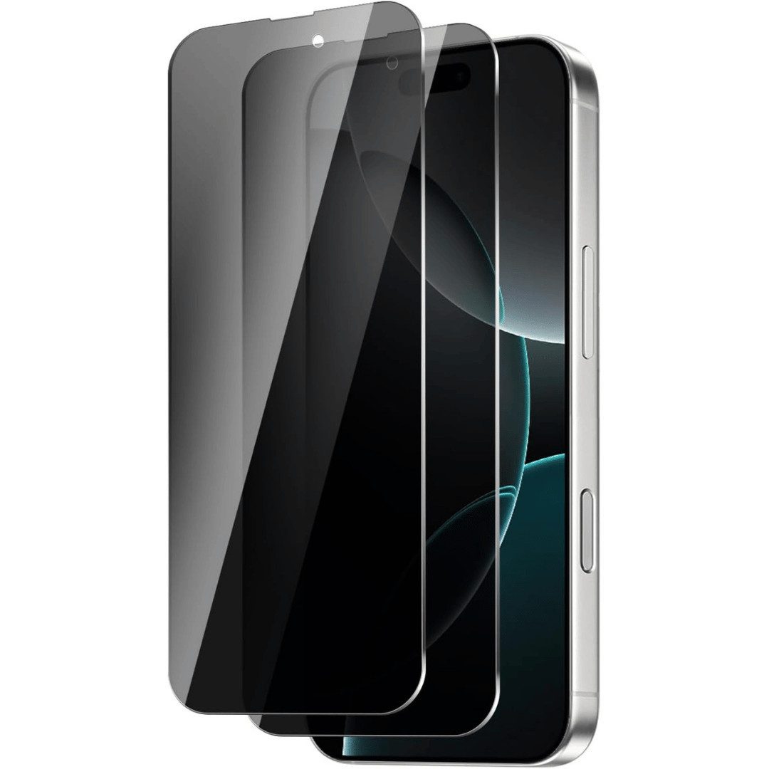SmartUP Displayschutzglas 2X Schutzglas für iPhone 16 Pro Max Sichtschutz Panzerglas Panzerfolie für iPhone 16 Pro Max, Blickschutz, Anti-Spy