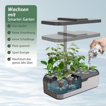 HomeGuru Pflanzkübel Hydroponische Anzuchtsysteme,Smart Indoor Garden,mit LED-Pflanzenlampe (1 St., Packung)