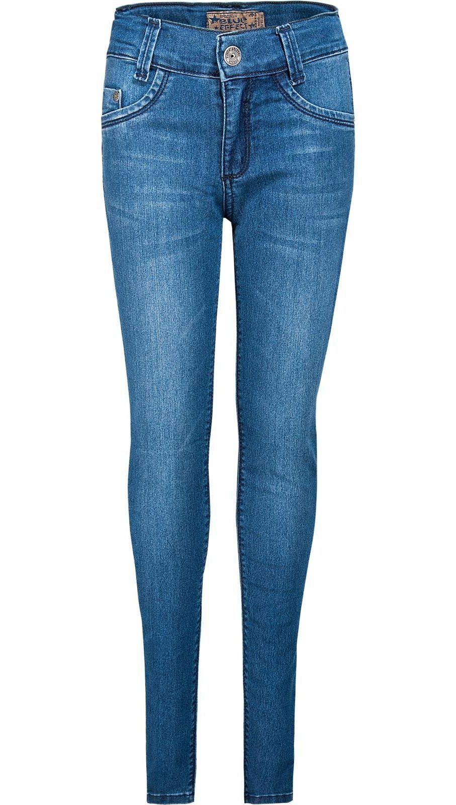 denim Bundweite blue extra slim Slim-fit-Jeans Jeggings schmal EFFECT BLUE
