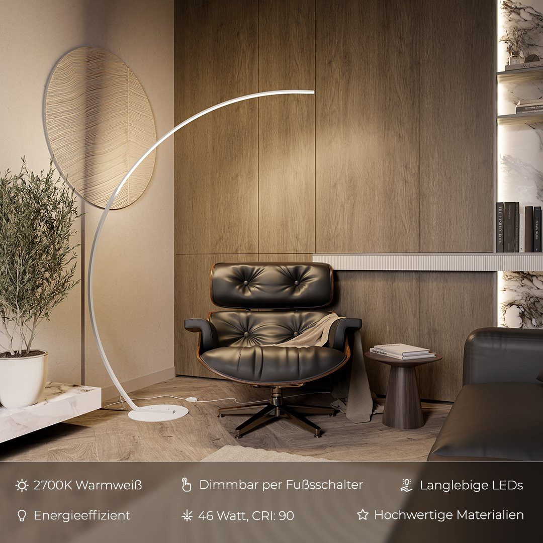 Neona LED Stehlampe ICARUS Weiß, LED günstig online kaufen
