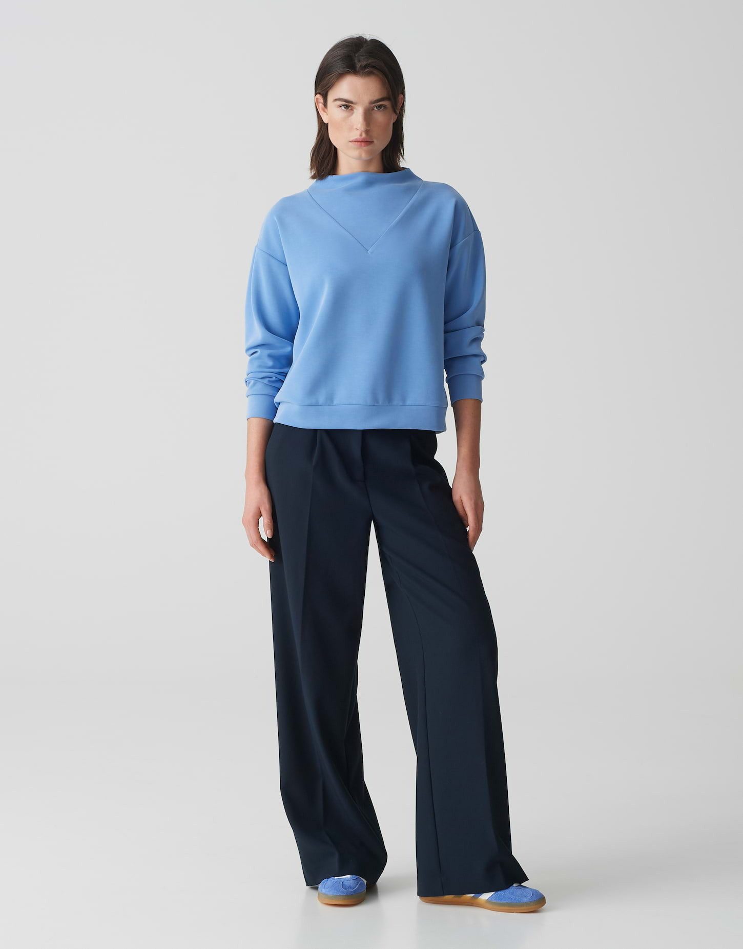 OPUS Sweater Sweater GINSANU Regular aus weichem Modal Mix