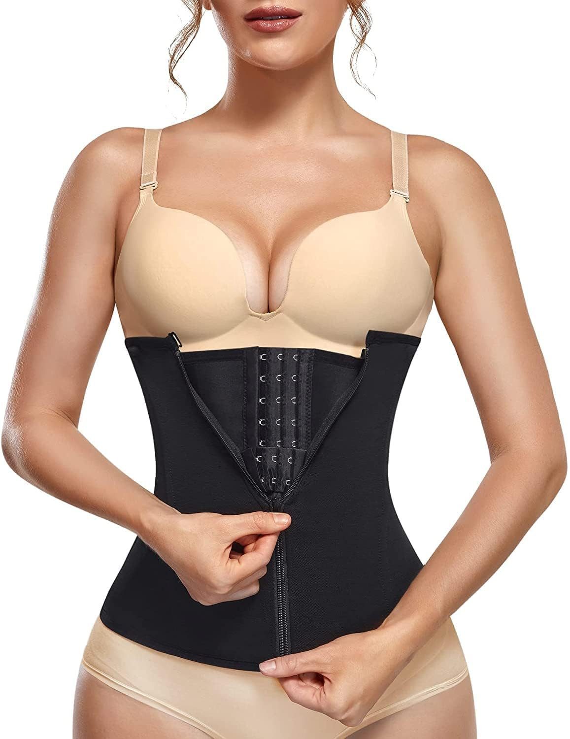 Corsage Korsett Damen Waist Trainer Taillenformer Bauchweggürtel Shapewear