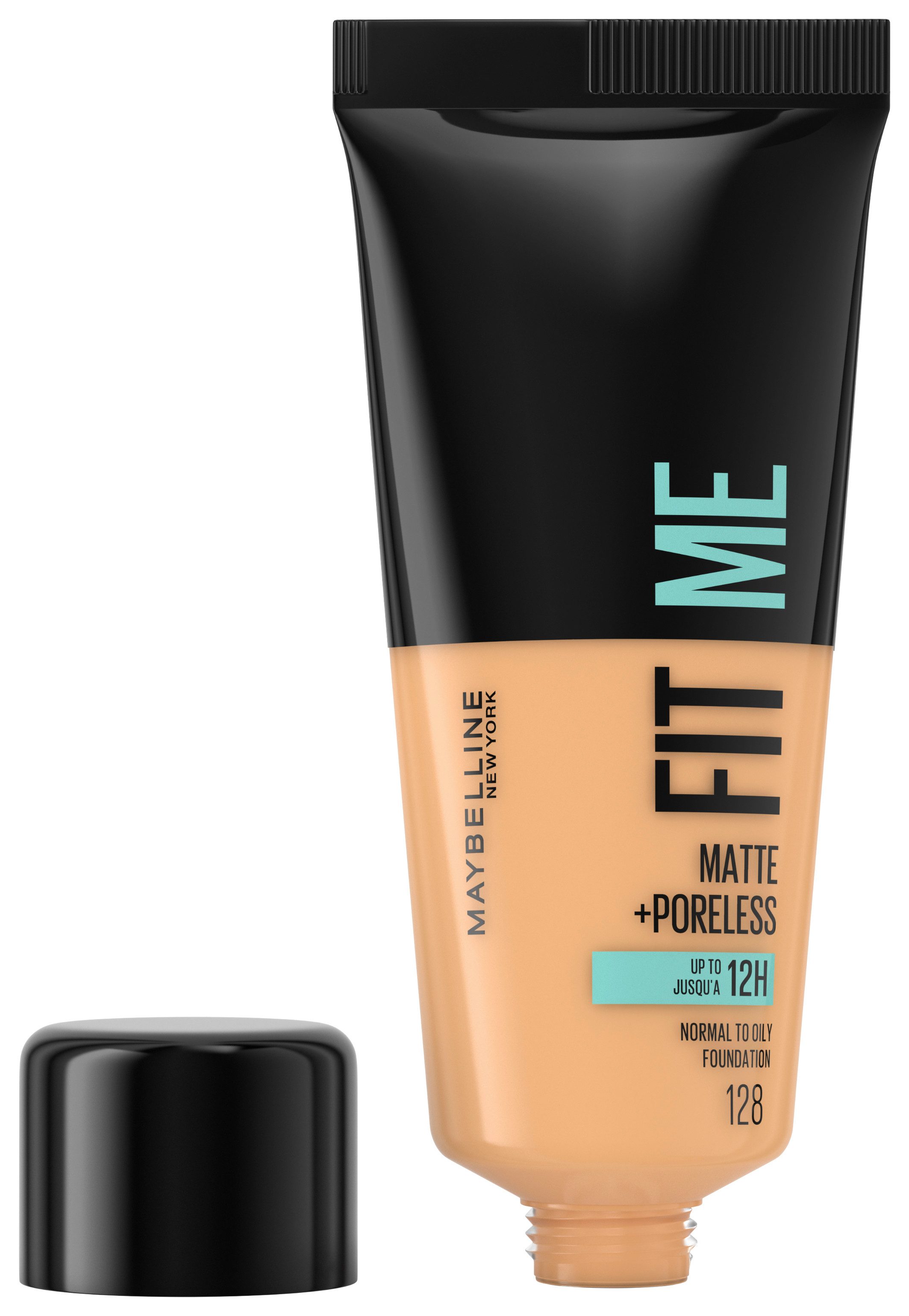 MAYBELLINE NEW YORK Foundation FIT ME! MATTE + PORELESS MAKE-UP, für einen natürlich mattierten Teint, leichte bis mittlere Deckkraft