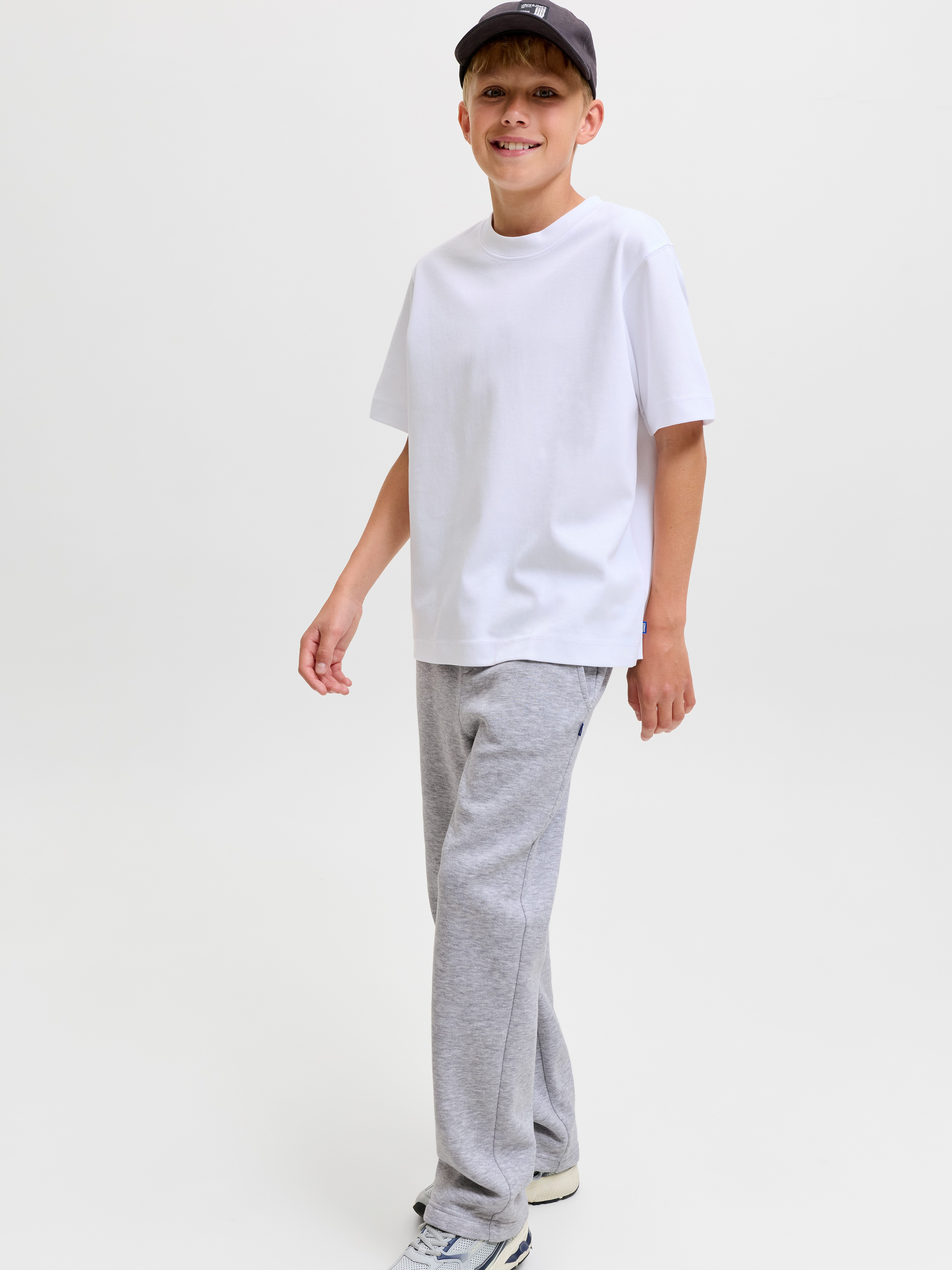 Jack & Jones Junior Sweathose JPSTKANE BRADLEY UNC SWT PANT JNR SN Materialmix, relaxed fit – Bild 4 von 5