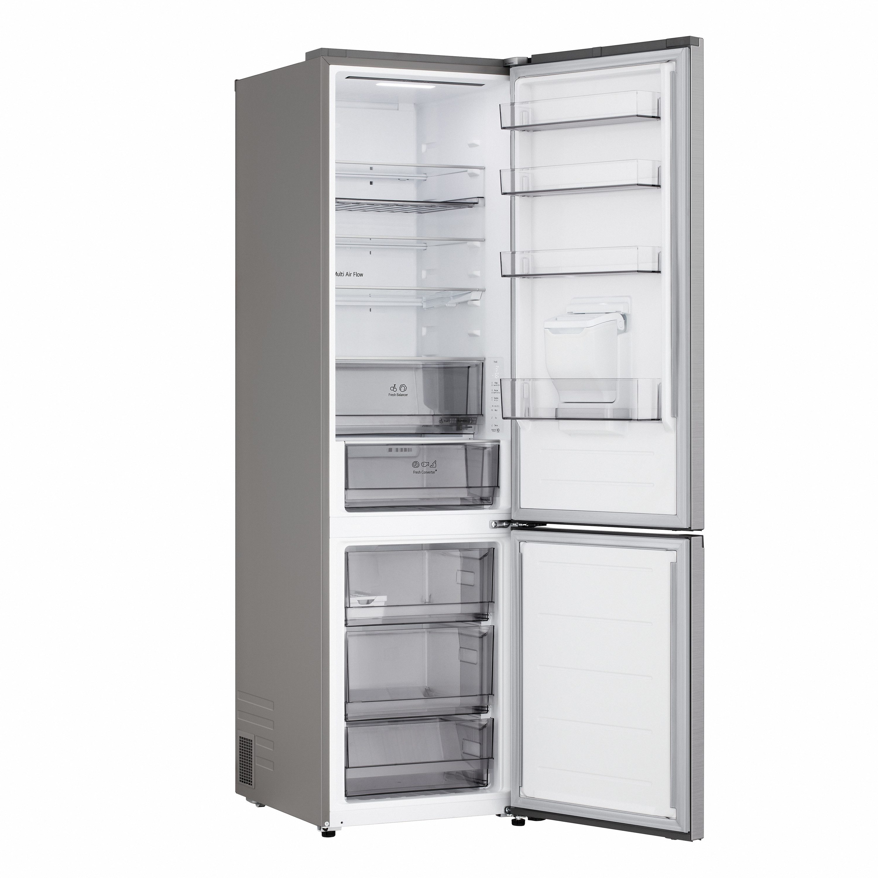 LG Kühl-/Gefrierkombination Serie 3 GBFS322CPY, 203 cm hoch, 59,7 cm breit, Fit Design, Wasserspender, FRESHConverter+, Total No Frost – Bild 2 von 5