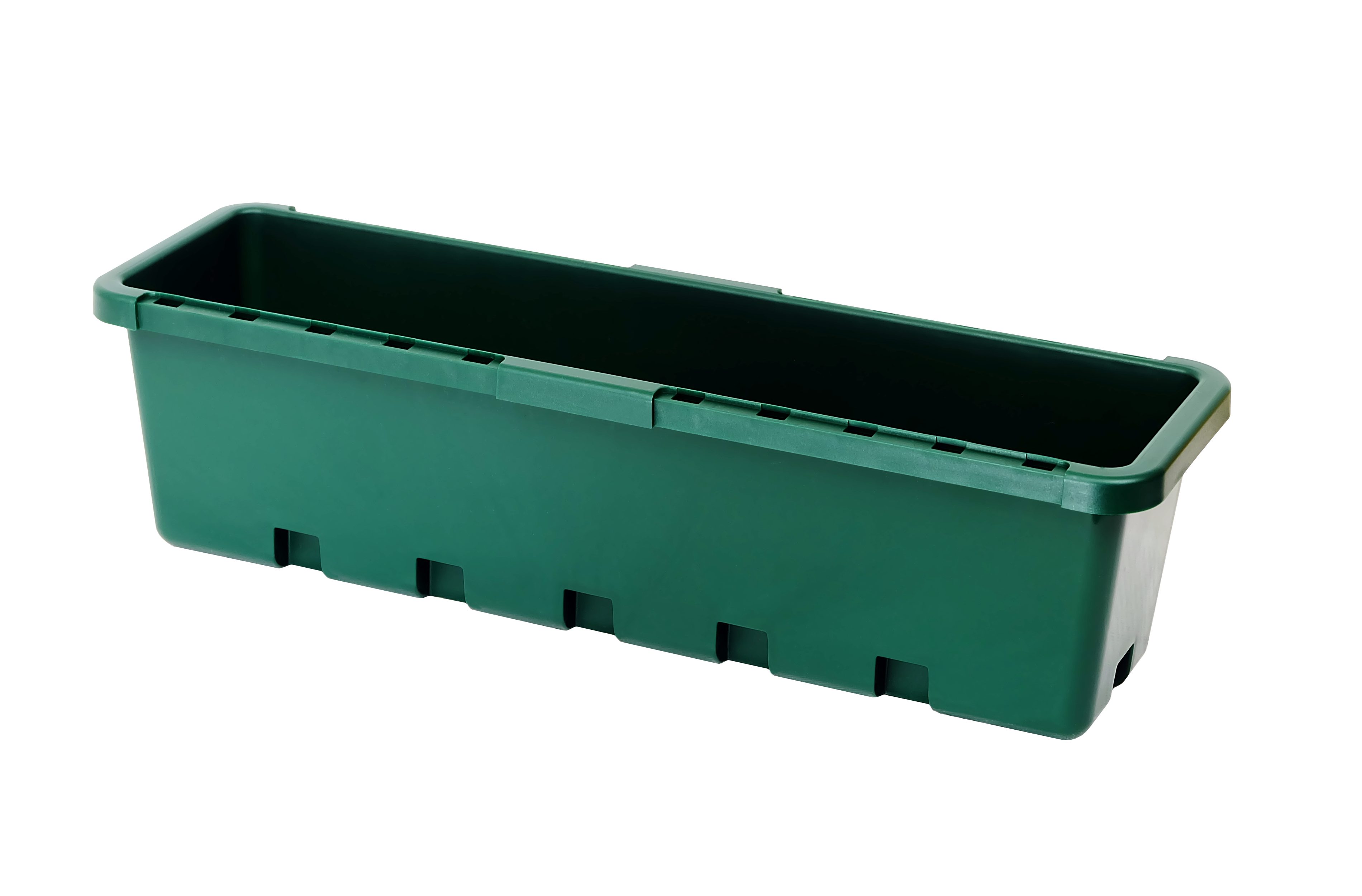 GREENLIFE® Blumenkasten GreenLife Blumenkasten / Kräuterbox 5 Stück, grün, komplett (5er Set), integrierter Zwischenboden