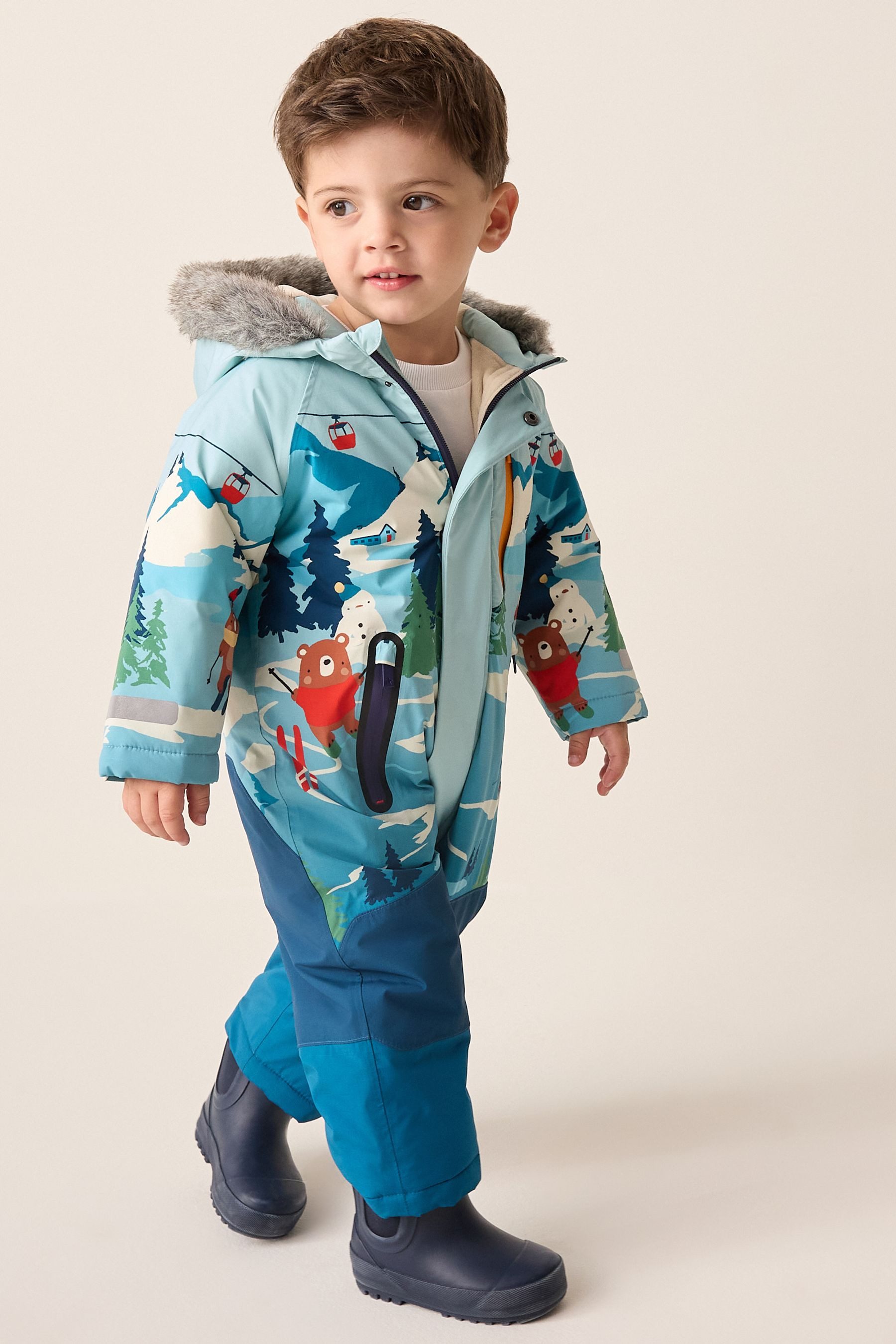 Next Schneeoverall Wasserdichter, wattierter Schneeanzug (1-tlg)