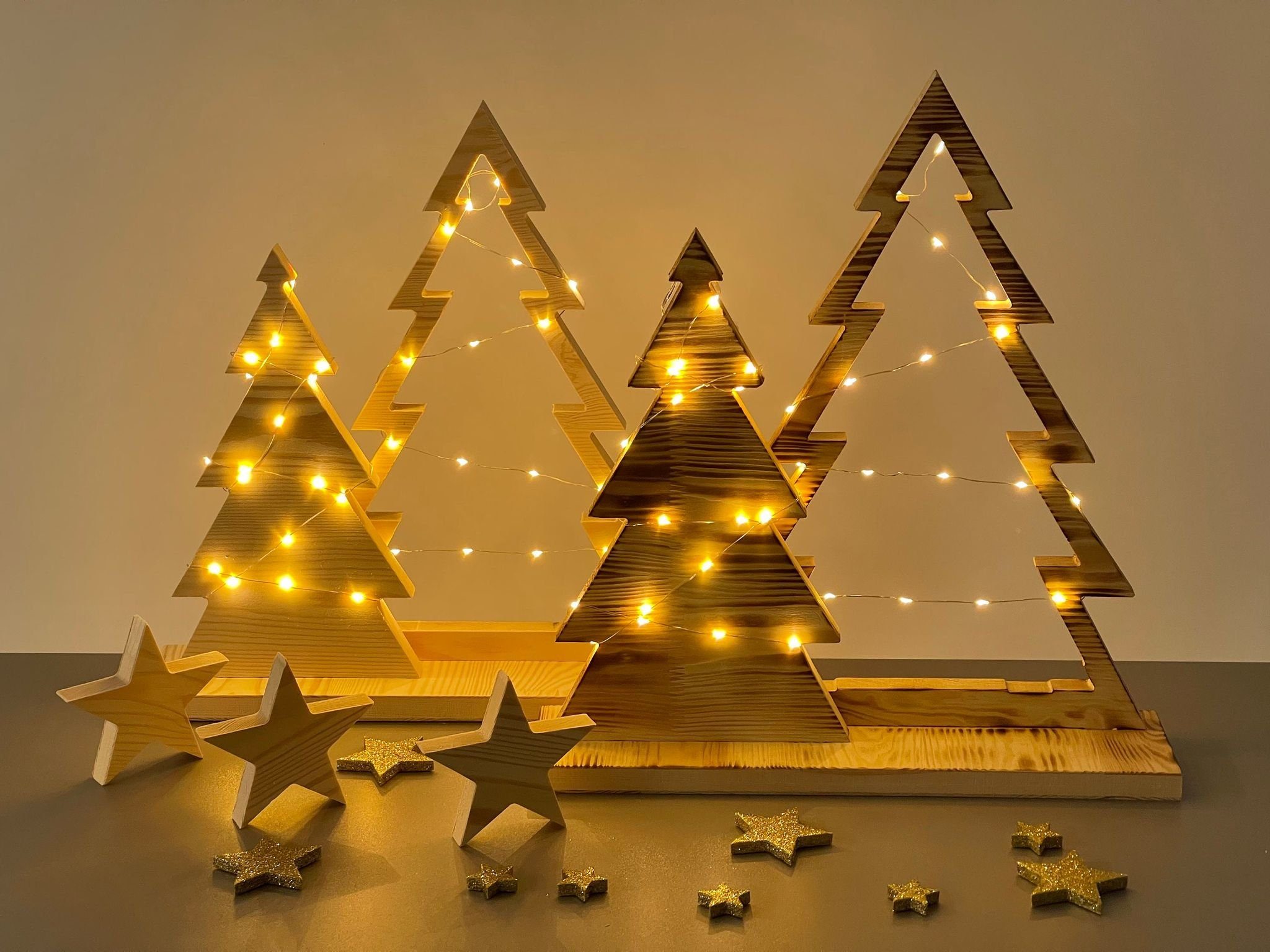 Kahyko Dekobaum (Weihnachtsbaum-Ensemble aus Holz mit günstig online kaufen