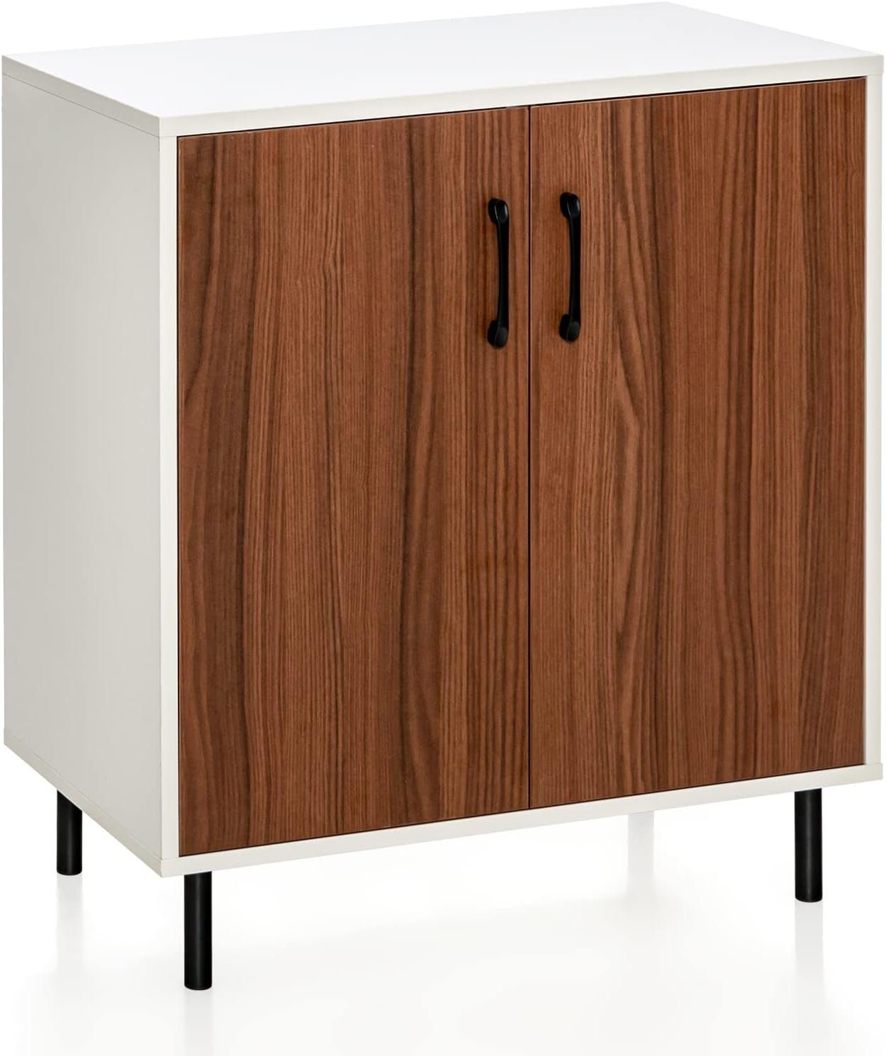 KOMFOTTEU Sideboard Küchenschrank, mit 5-stufig verstellbarer Einlegeboden