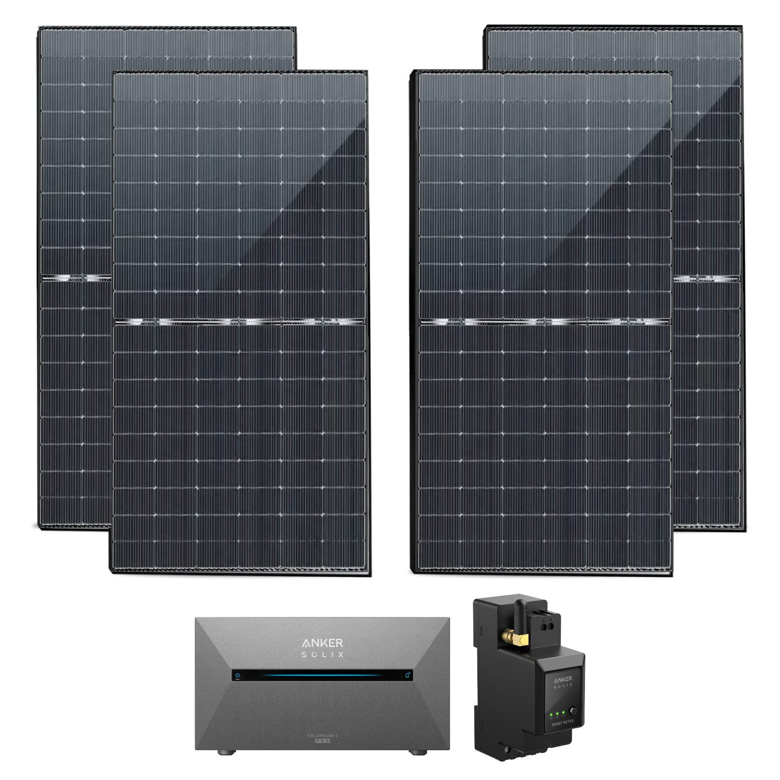 EPP.Solar Solaranlage 2000W Balkonkraftwerk mit Speicher und