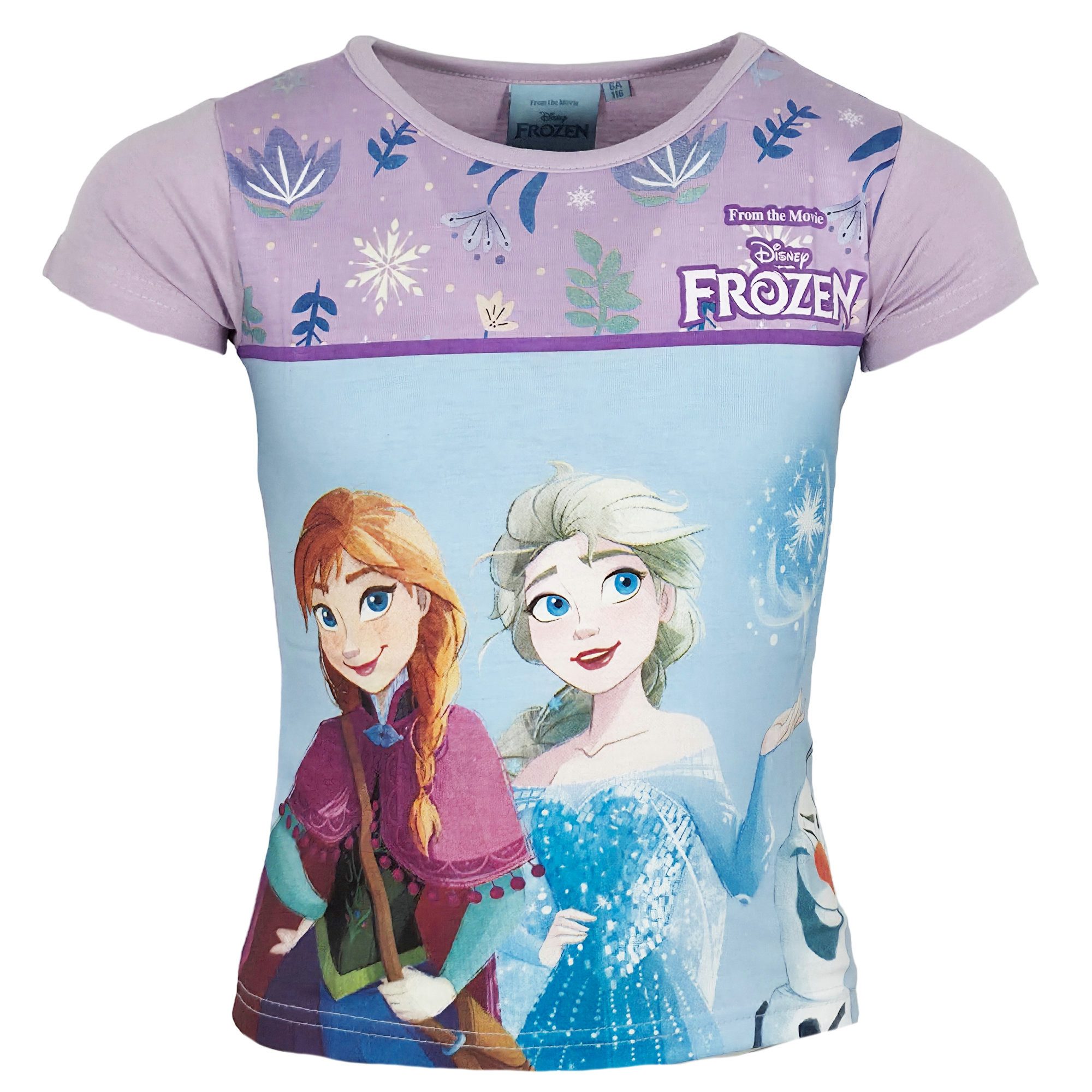 Print-Shirt Disney Die Eiskönigin Mädchen Kinder kurzarm T-Shirt