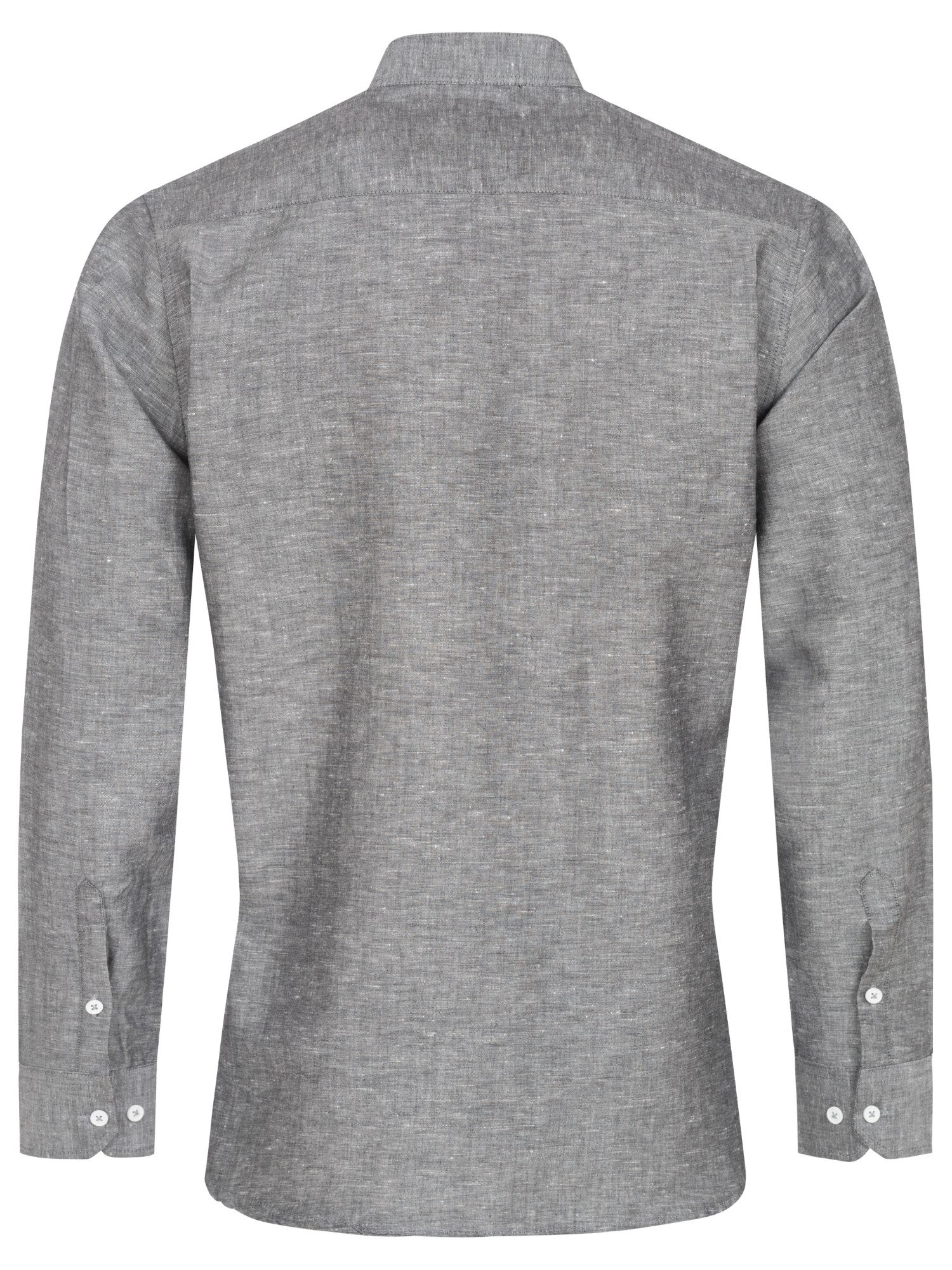 Indumentum Leinenhemd Herren Hemd Schlupfhemd Mao Kragen H-348 – Bild 3 von 5