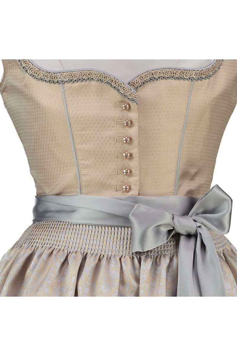 Krüger Madl Dirndl x Paola Maria Mini Dirndl Millefoglie beige (50cm)