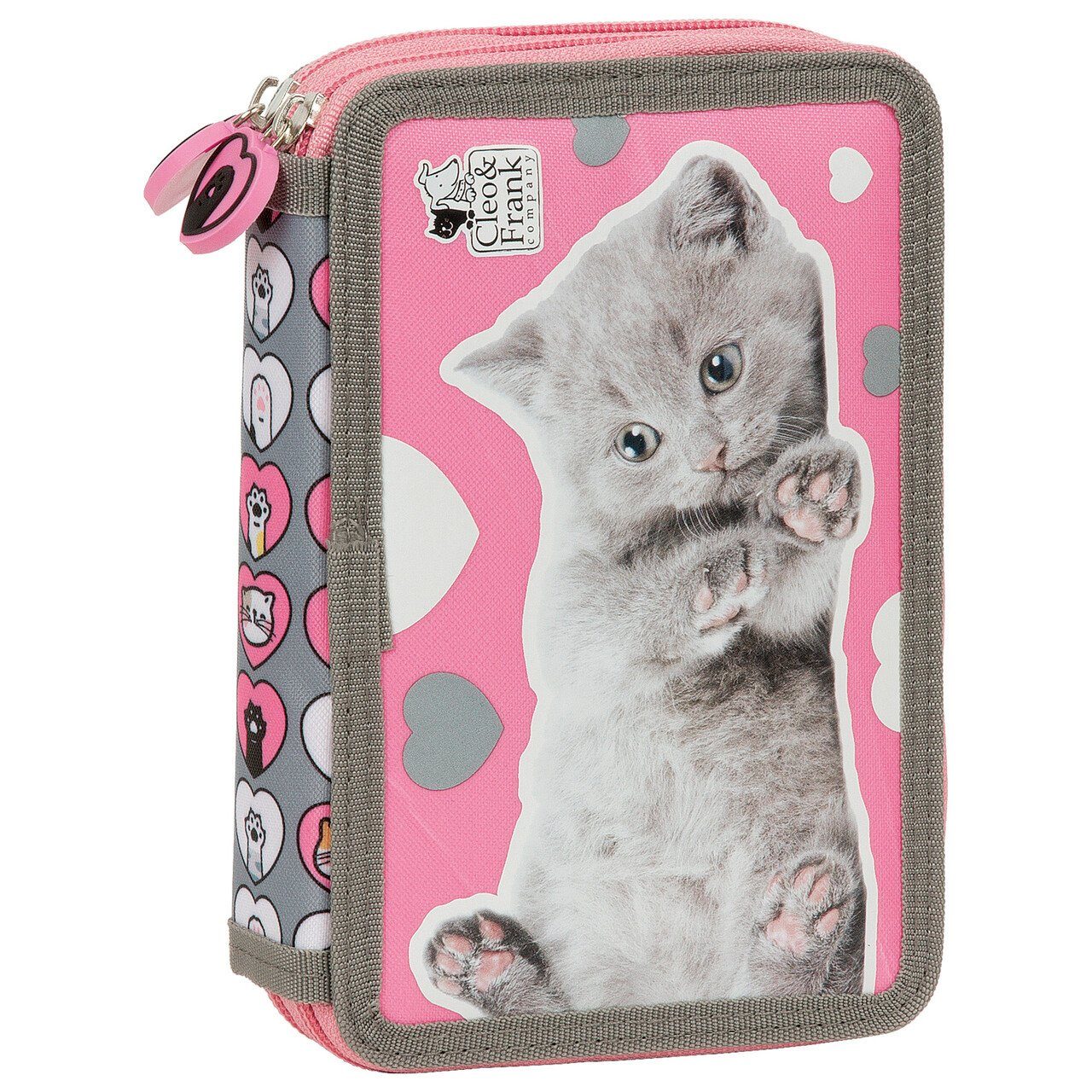DERFORM Federtasche Katzen Federmäppchen gefüllt 2 günstig online kaufen