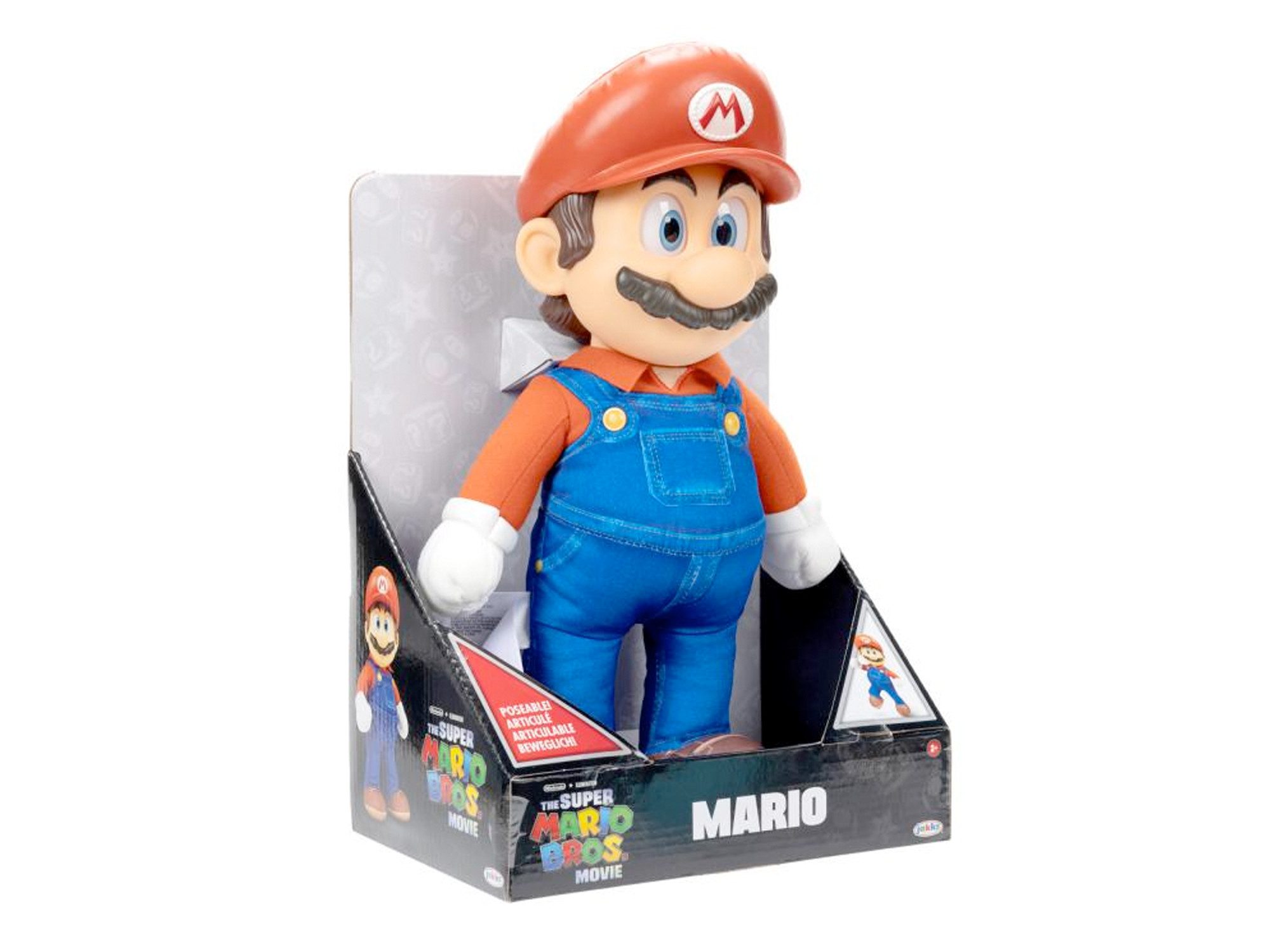 Super Mario Merchandise-Figur Nintendo Super Mario Movie Roto Plüsch Mario, 35 cm