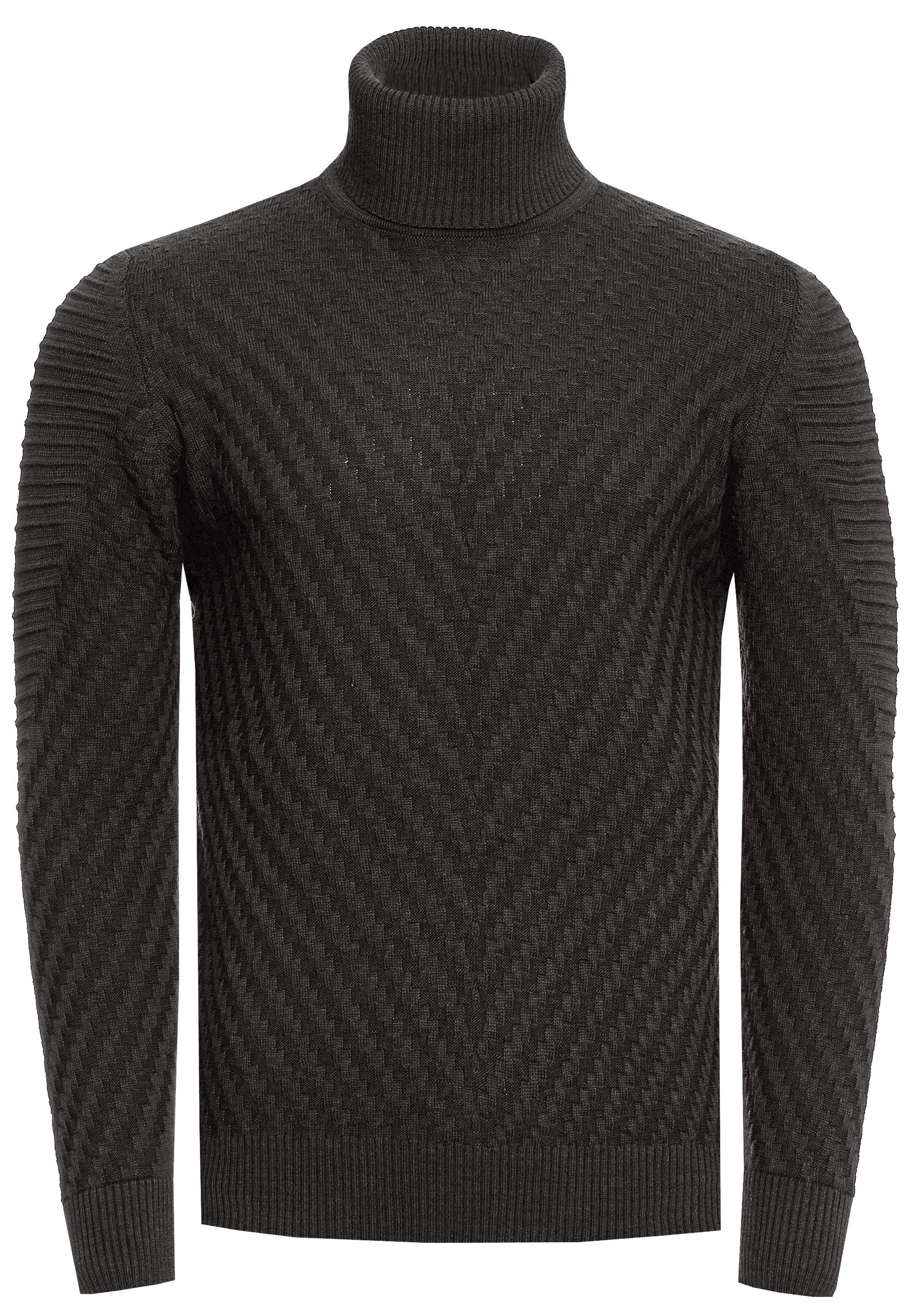 Rusty Neal Rollkragenpullover in stilvollem Feinstrick