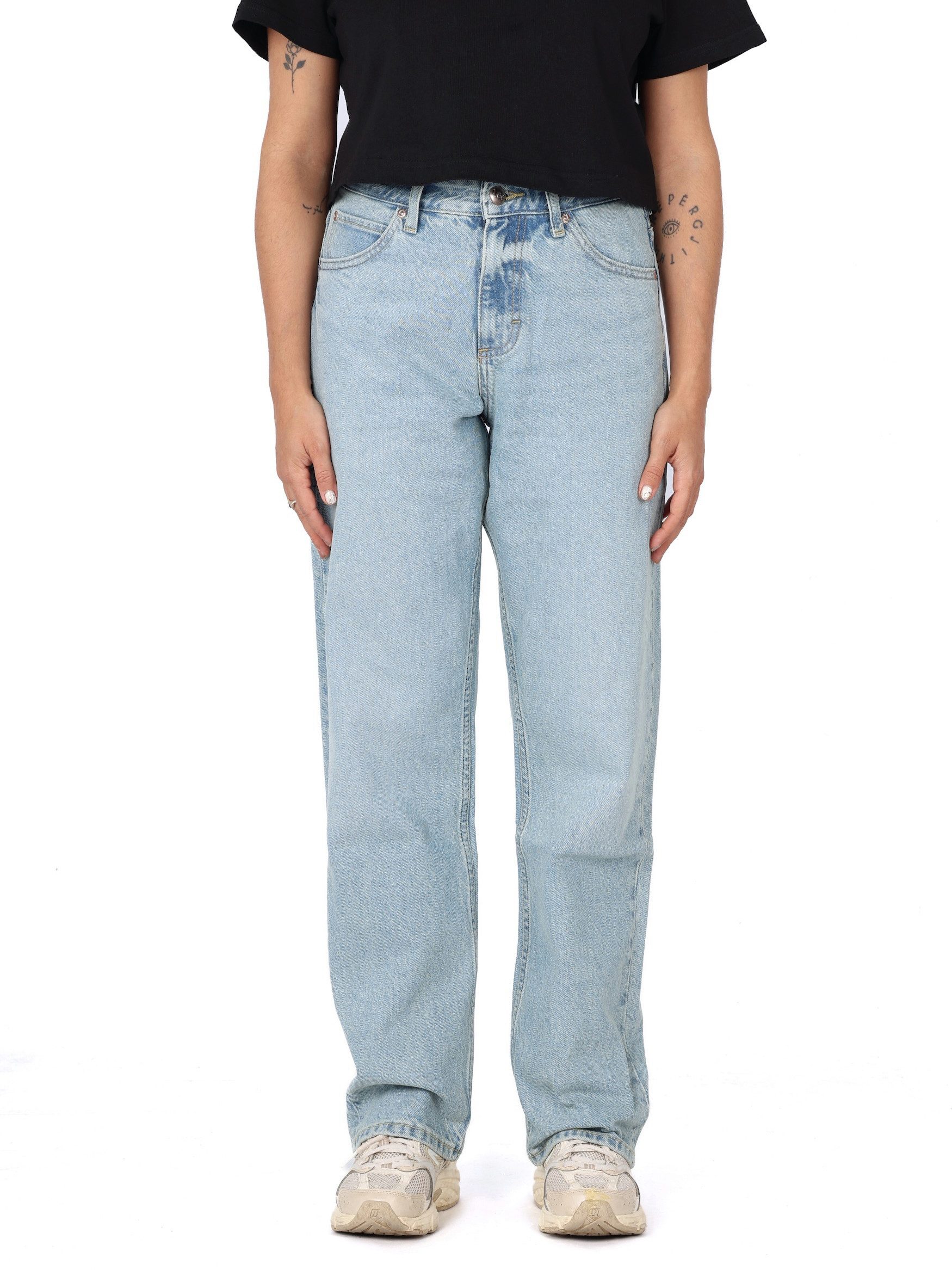 Lee® Straight-Jeans Relaxed Fit - RIDER CLASSIC LIGHT THE WAY mittlere Leibhöhe, geringer Stretch