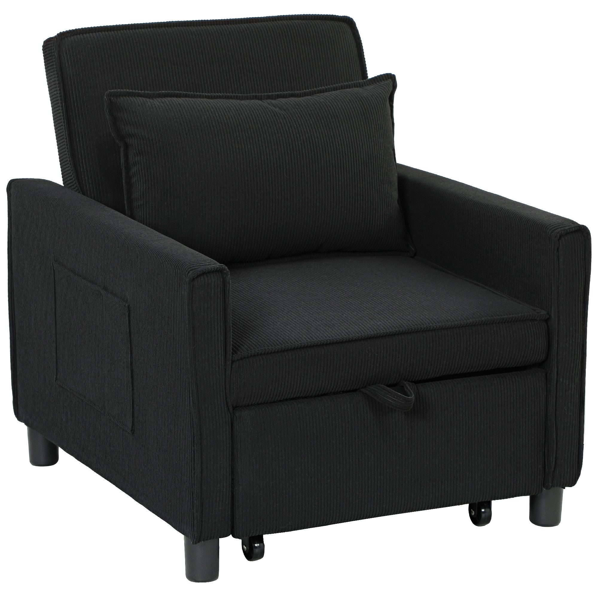HOMCOM Sessel 3-in-1 Schlafsessel, Klappbett mit günstig online kaufen