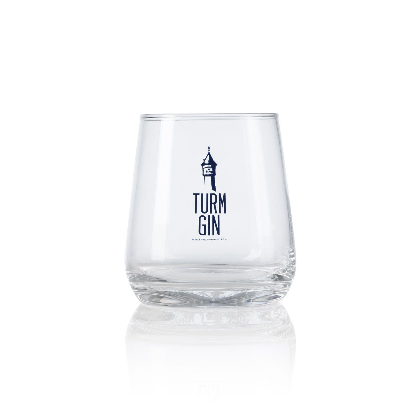 - GIN - Logo Tumbler-Glas und mit 370 Siegel TURM 2er-Set Glas ml je