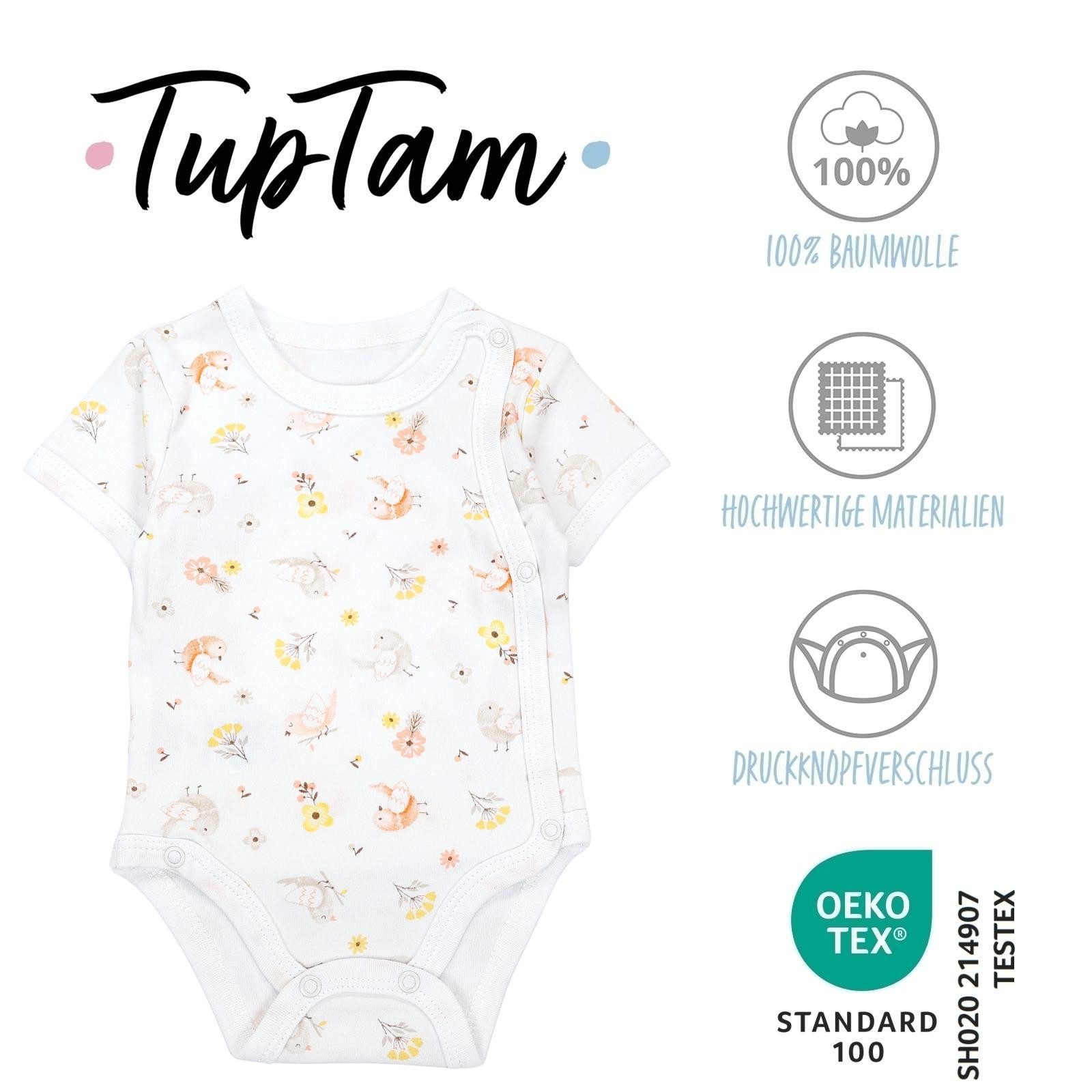 TupTam Kurzarmwickelbody TupTam Unisex Baby Kurzarm Wickelbody 5er Pack