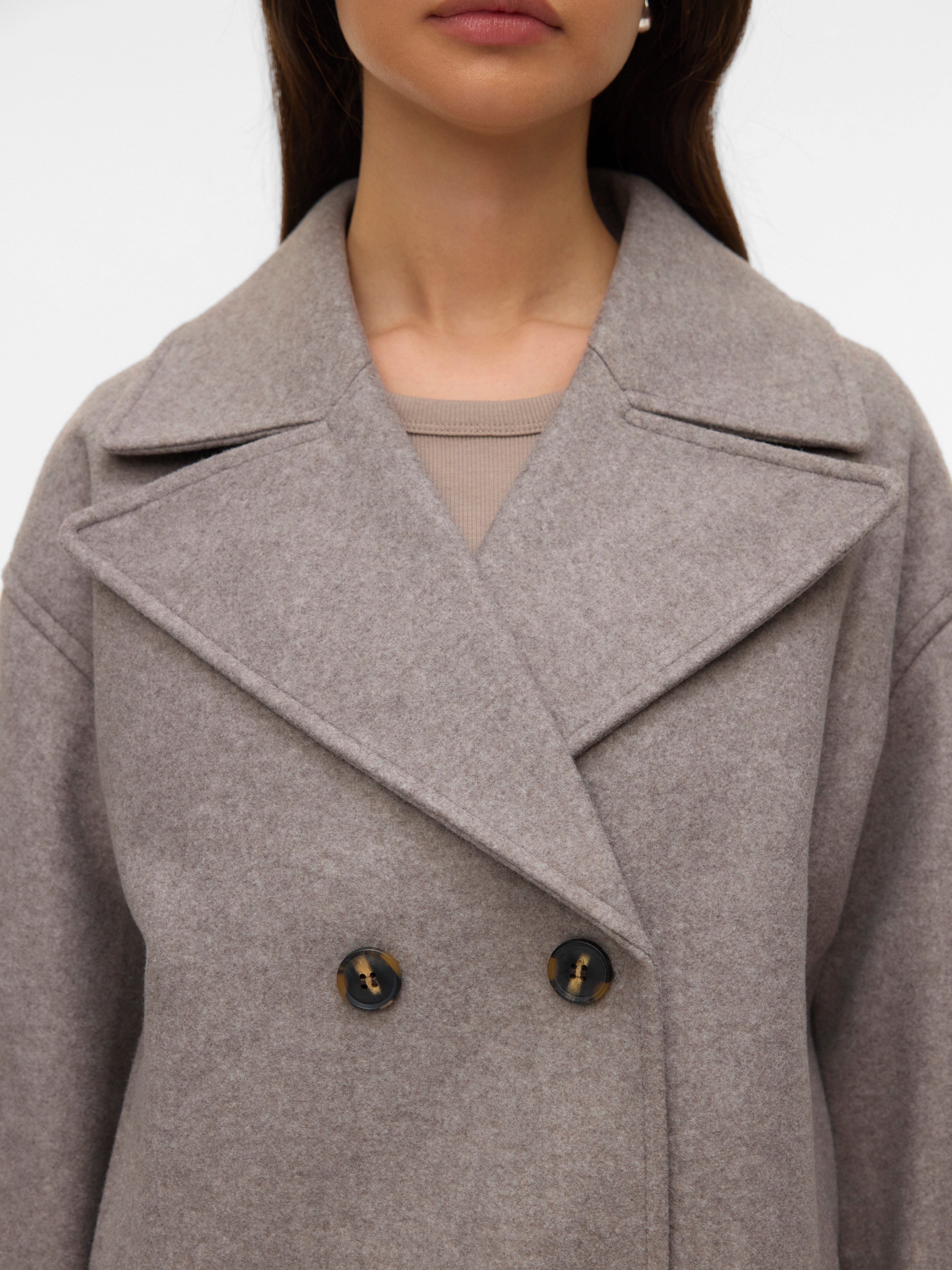 Vero Moda Cabanjacke VMVINCELINE SHORT JACKET NOOS Kunstfaser