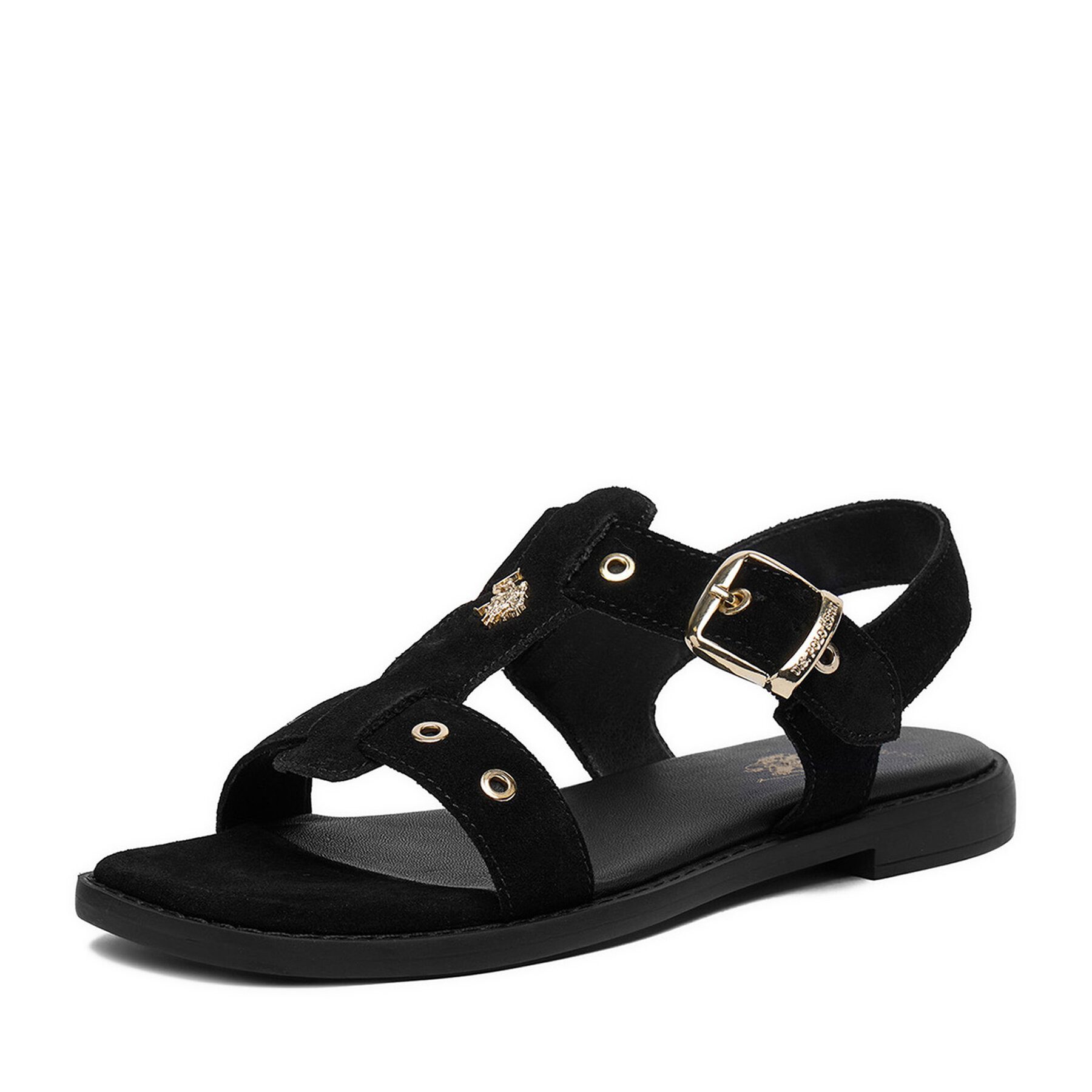 U.S. Polo Assn. US Polo Assn Damen-Sandalen Schwarz Sandale