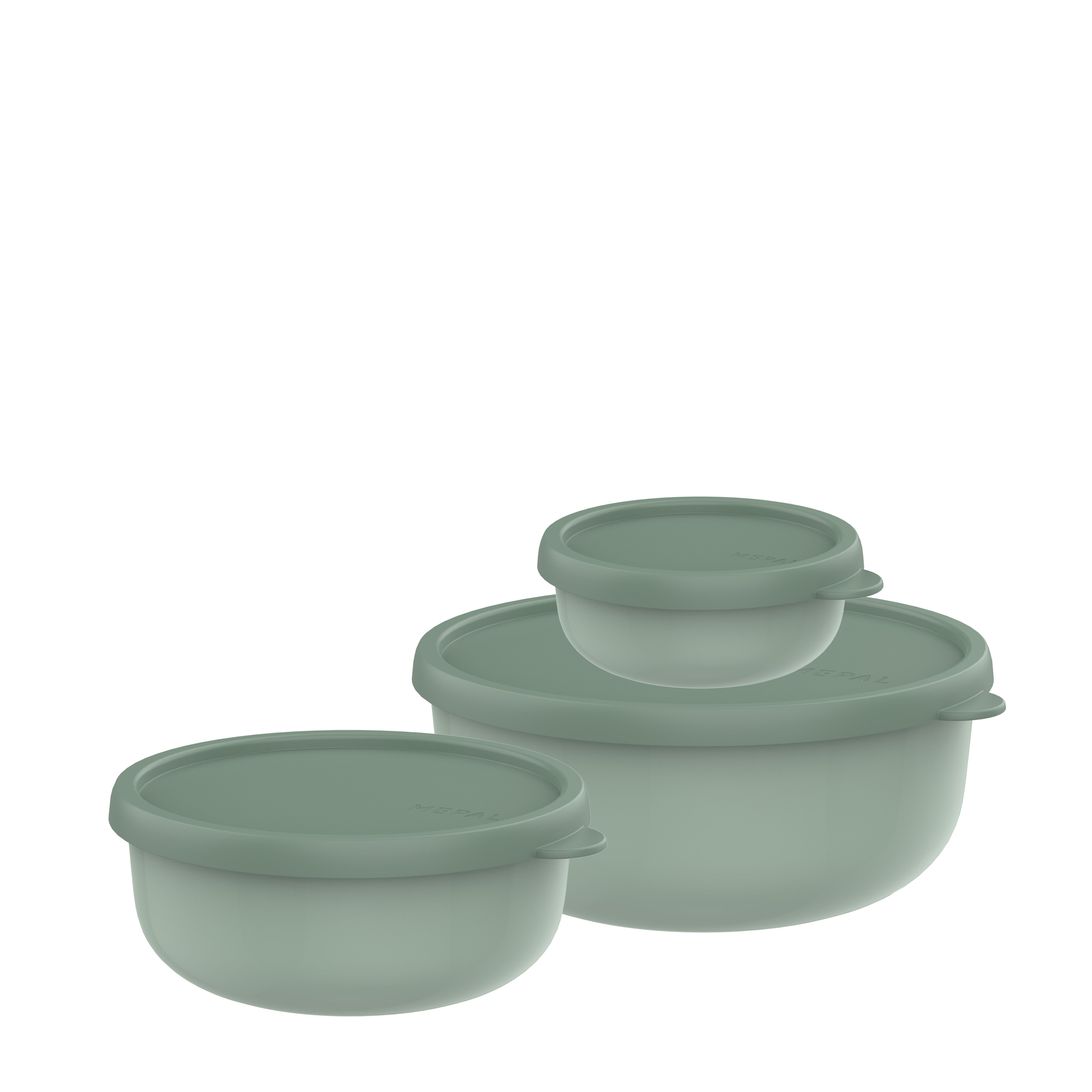 Mepal Aufbewahrungsbox Mepal Lumina 2.5 l Mikrowellengeschirr set 3-teilig - Nordic sage