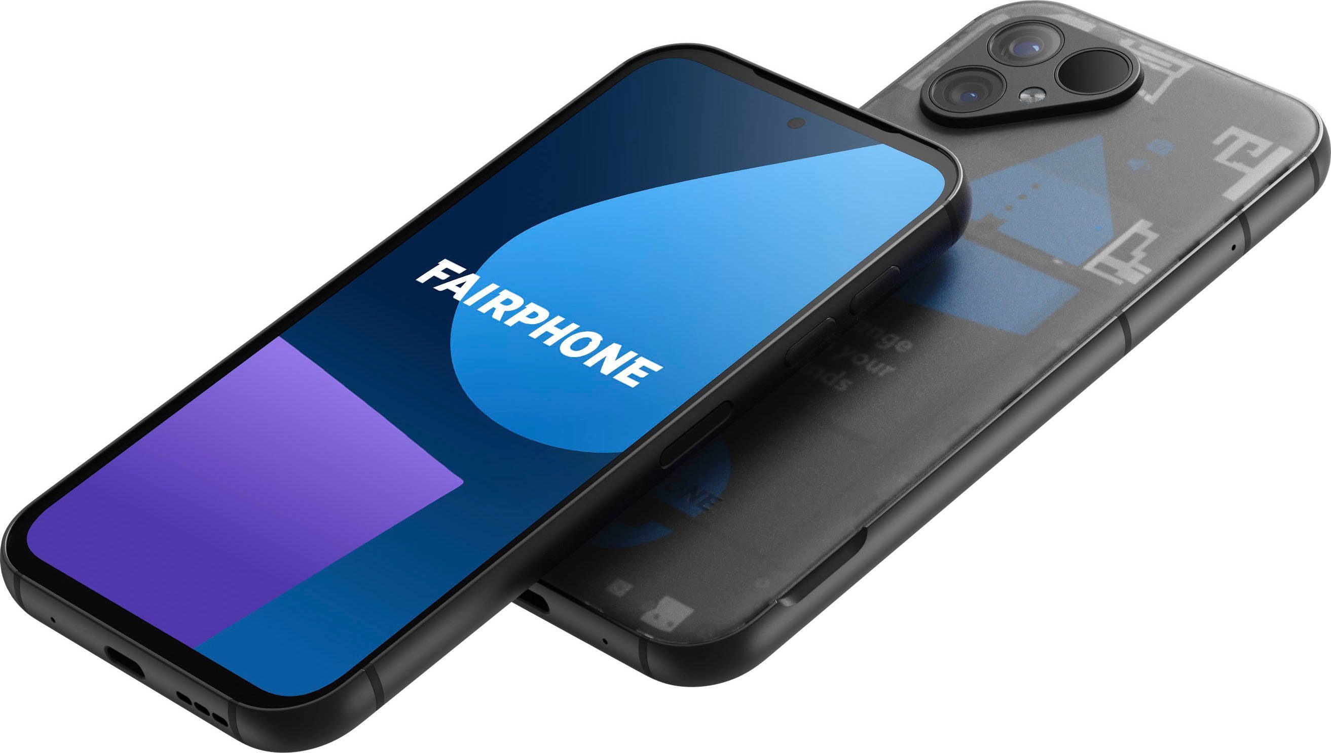Fairphone FAIRPHONE cm/6,46 transparent 256 Speicherplatz, 5 (16,40 Zoll, 50 GB MP Smartphone Kamera)