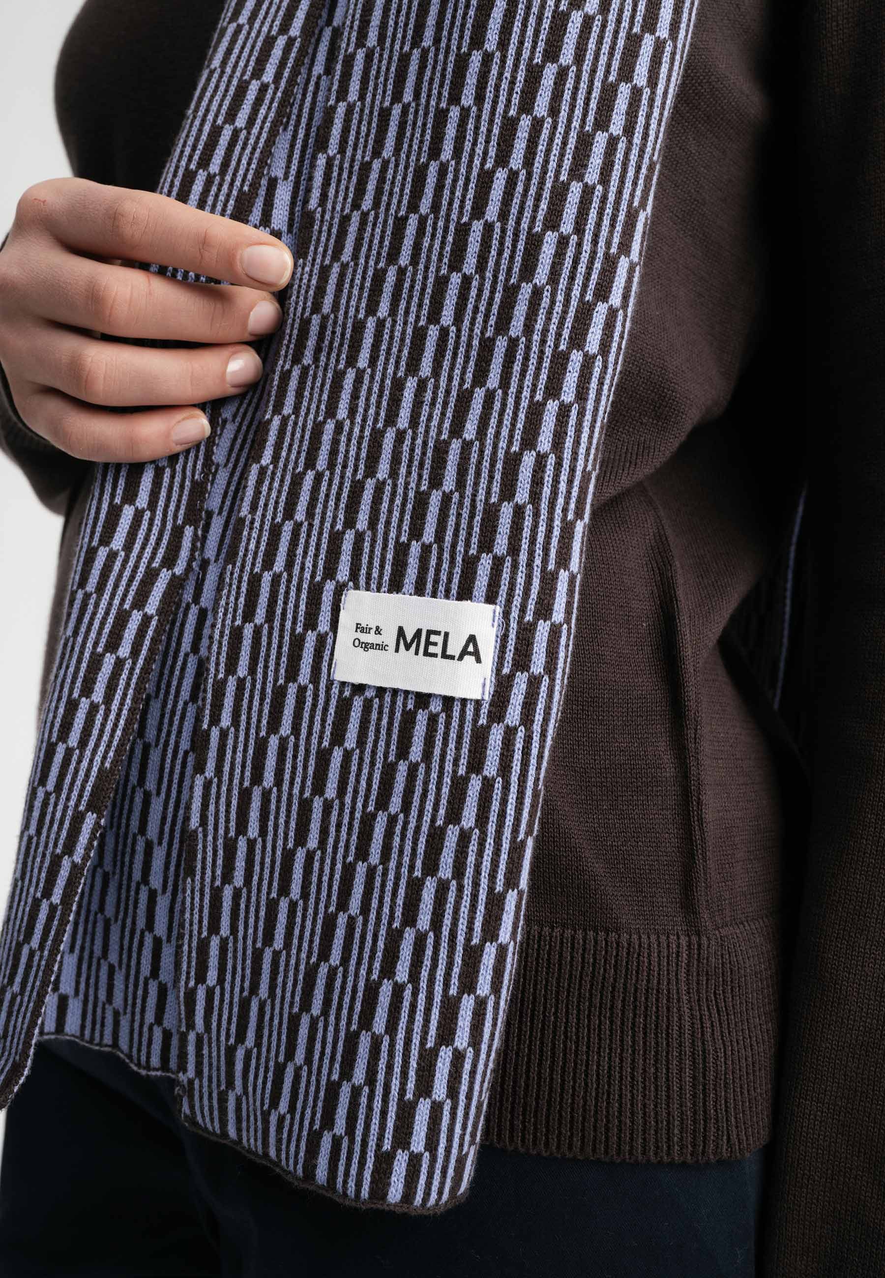 MELA Schal Jacquard Strick Schal Style ASMEE, clean