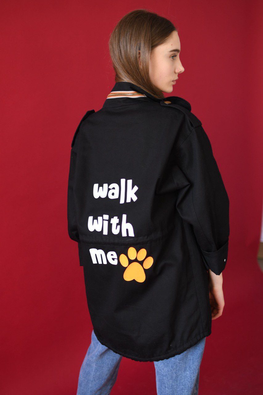 LEMONI Parka Leichte Parka Denim WALK WITH ME