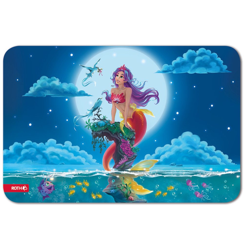 Schreibtischunterlage Roth Schreib und Malunterlage Meerjungfrau 59x39cm Kunstleder