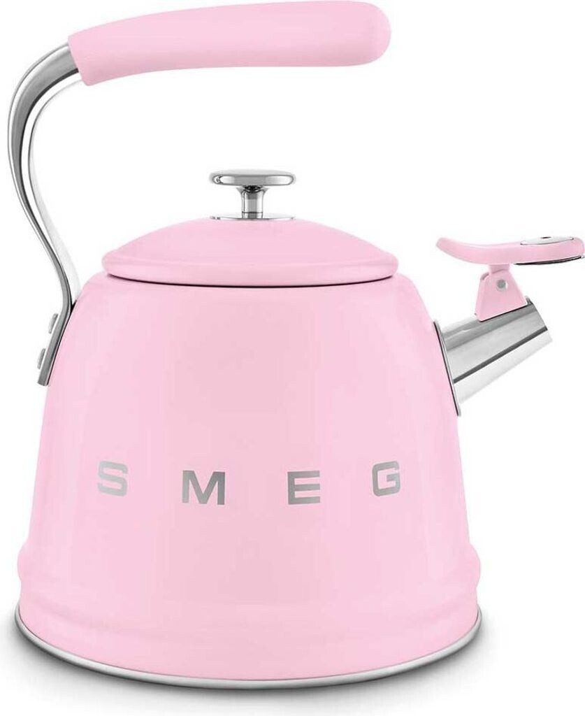 Smeg Wasserkessel WKF01PK Wasserkessel 50s Style Cadillac Pink - für alle Herdarten inkl, Kein Topf (Retro), 50s Style