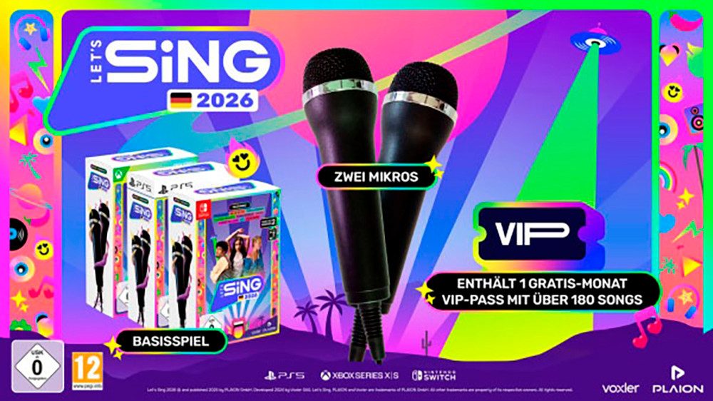Let’s Sing 2026 German Version (2 Mics) Xbox Series X