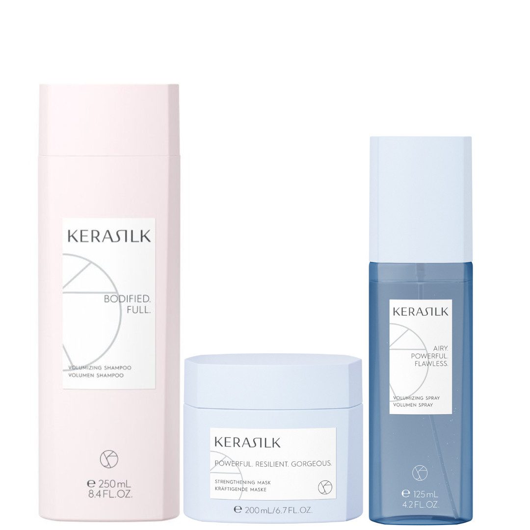 Kerasilk Haarpflege-Set Power Volume Routine, 3-tlg.